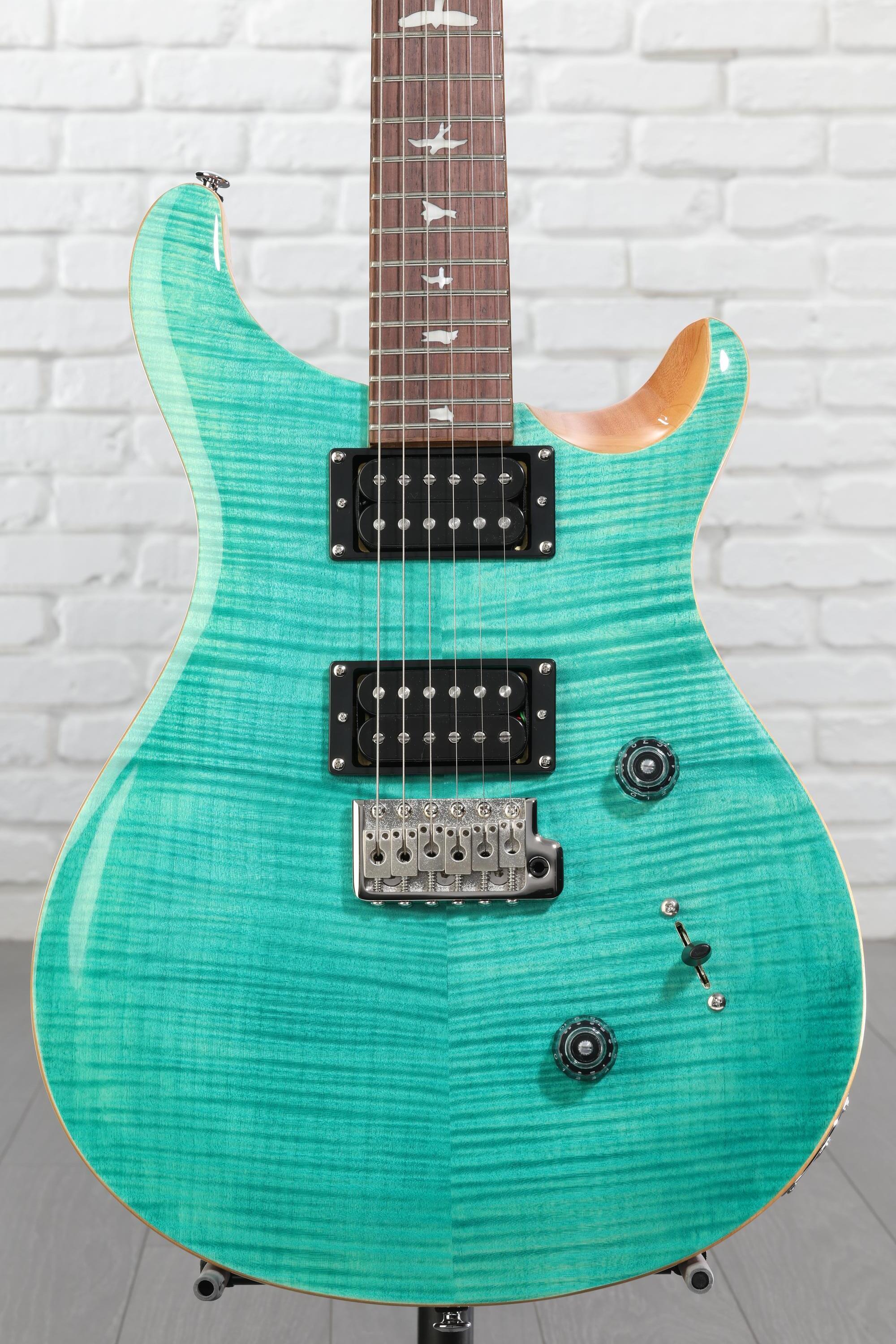 PRS SE Custom 24 Electric Guitar - Turquoise | Sweetwater