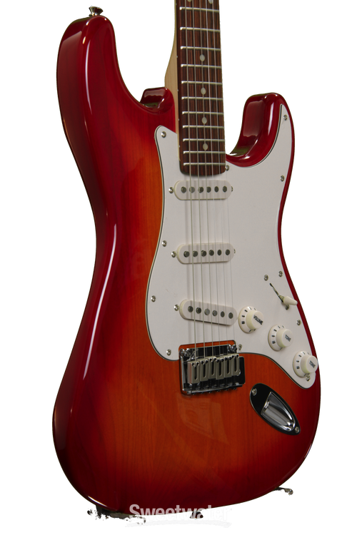 Squier Standard Stratocaster - Cherry Sunburst with Rosewood Fingerboard