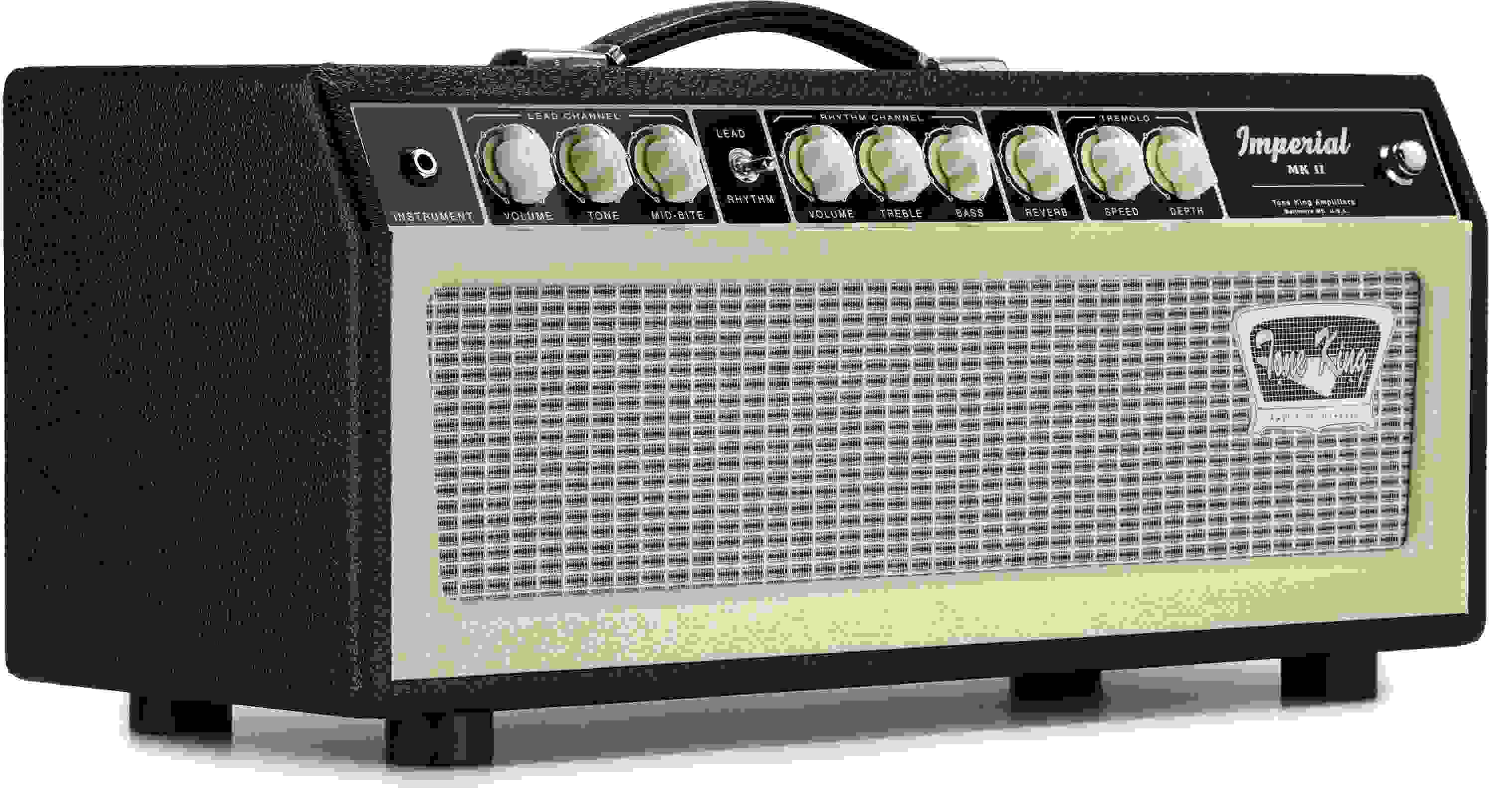 Imperial Mk II 20-watt Tube Head with Attenuator and Reverb - Black