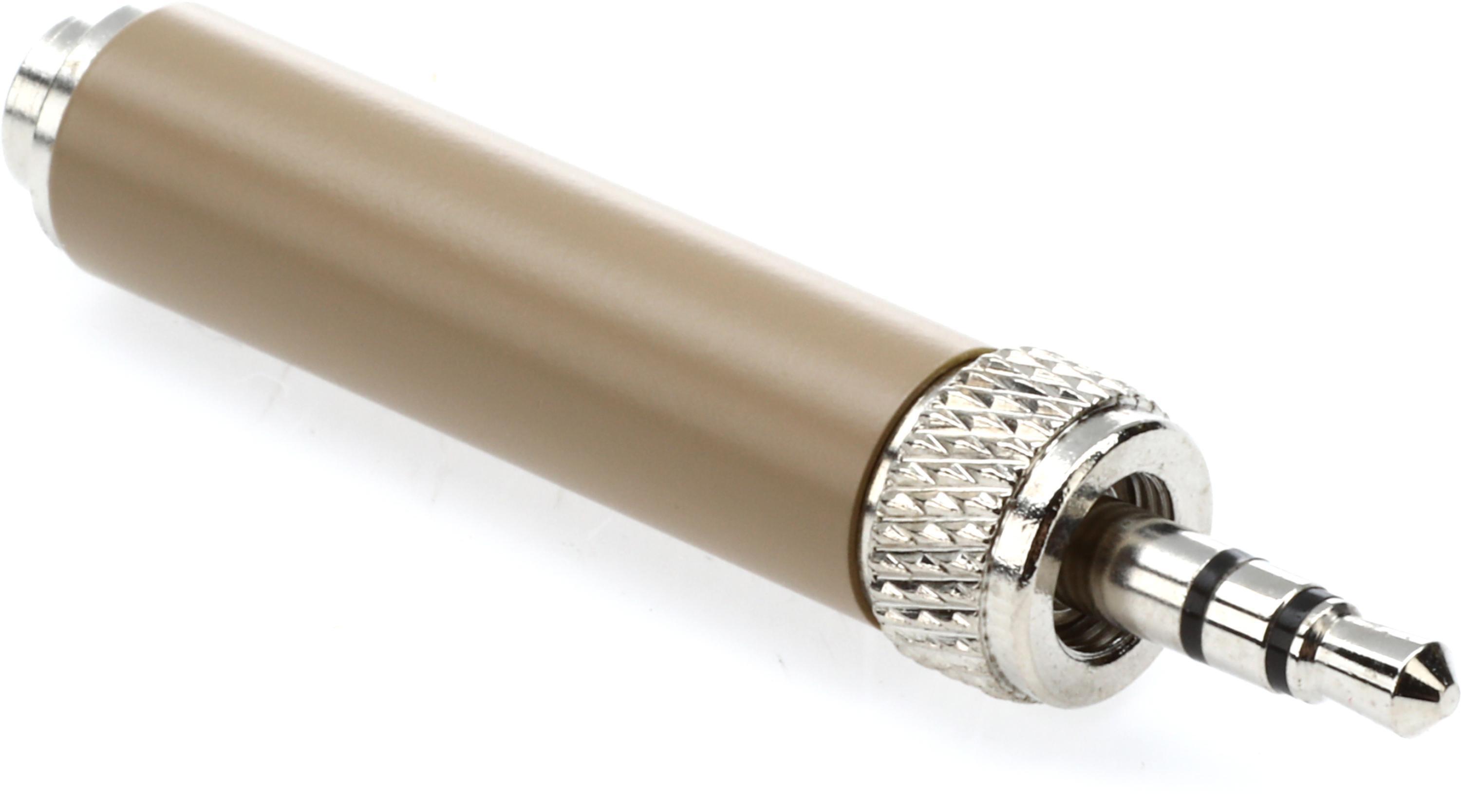Photo of Samson SAAD300T Replacement Threaded 3.5mm Adapter for SE50 Earset Microphone - Beige