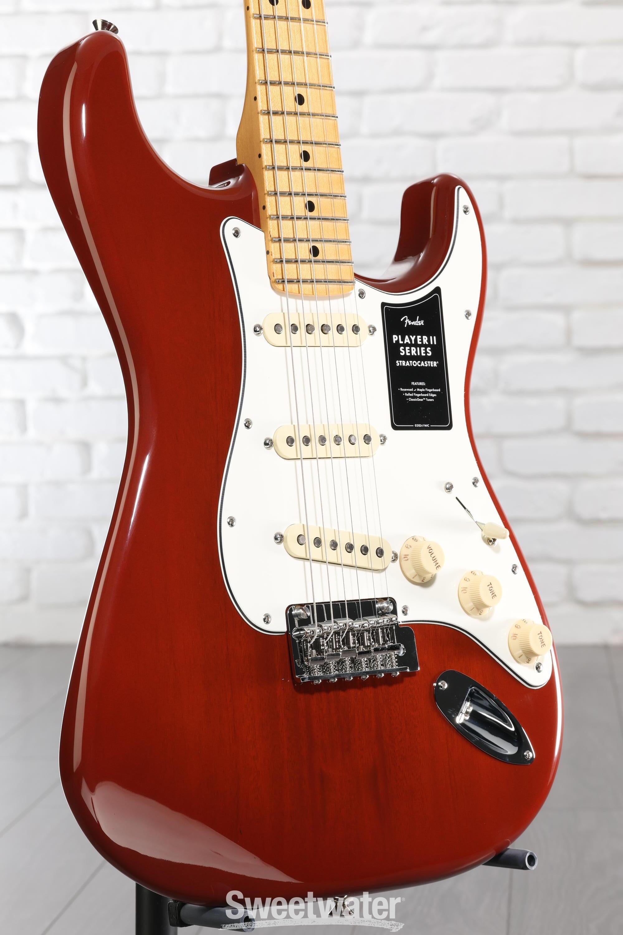 Fender Player II Stratocaster Electric Guitar - Transparent Mocha