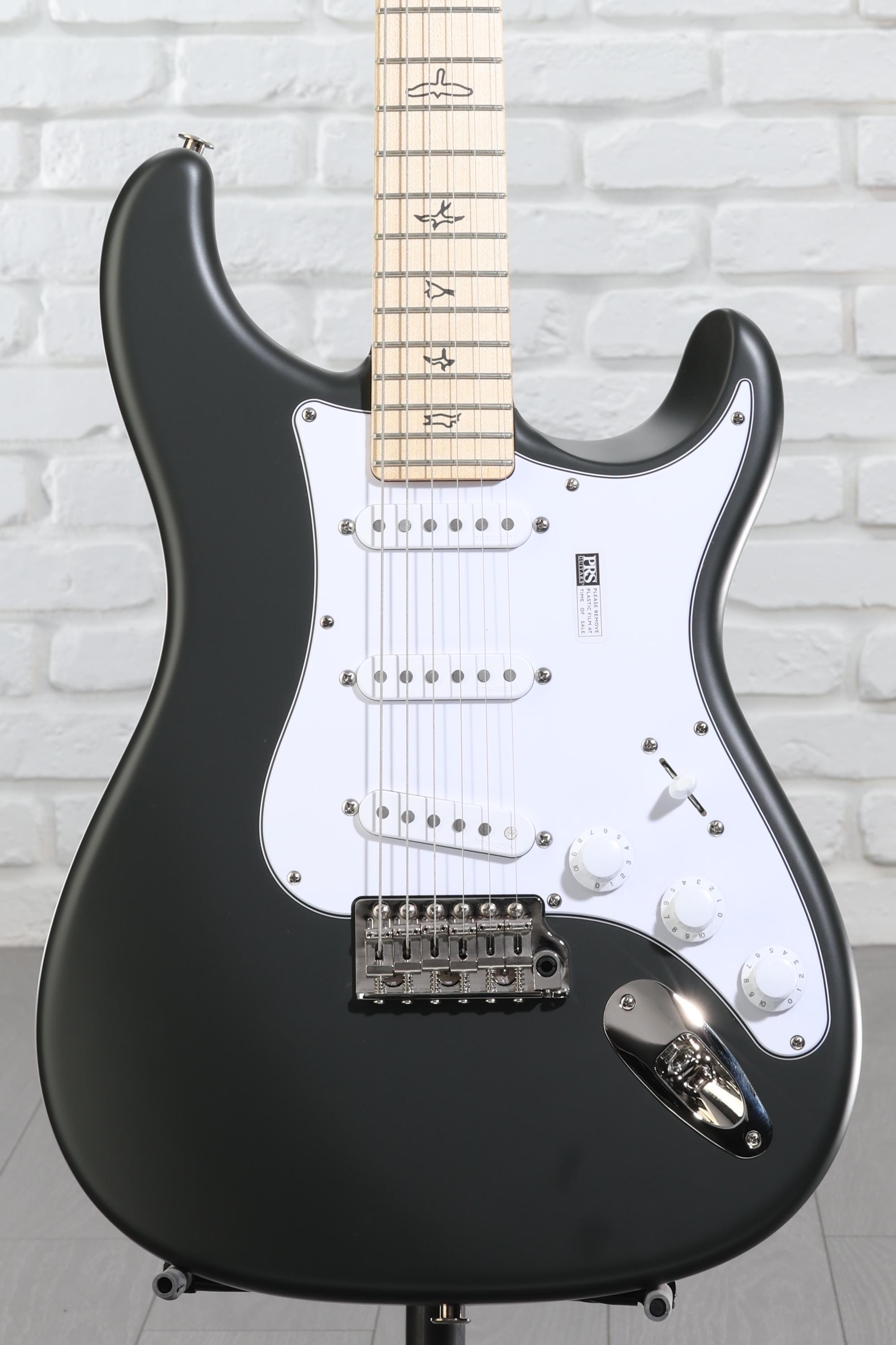 PRS Silver Sky Electric Guitar - Faded Black Tee with Maple