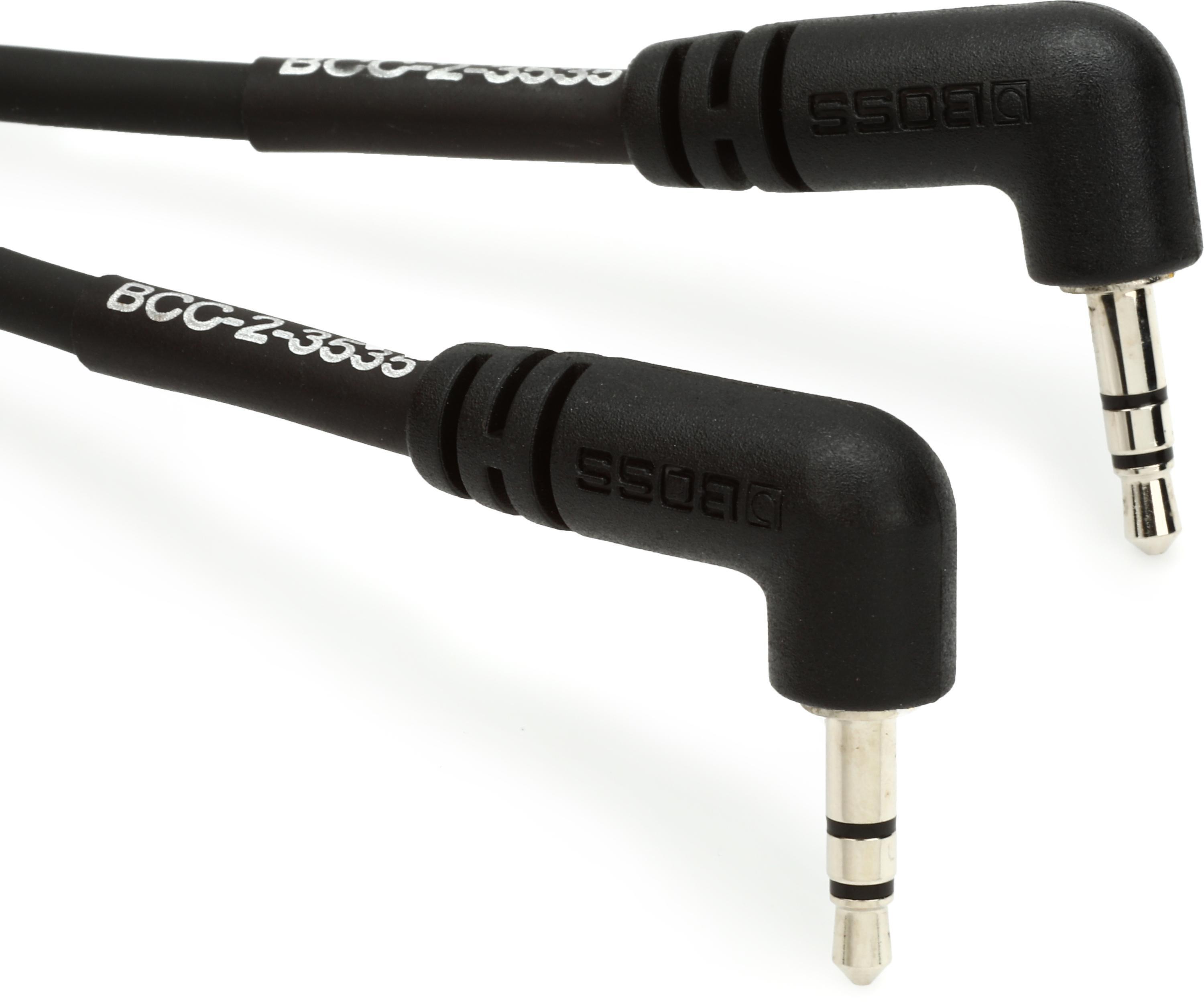 Boss BMIDI-1-35 Type A 3.5mm TRS to Male 5-pin DIN MIDI Cable - 1 foot