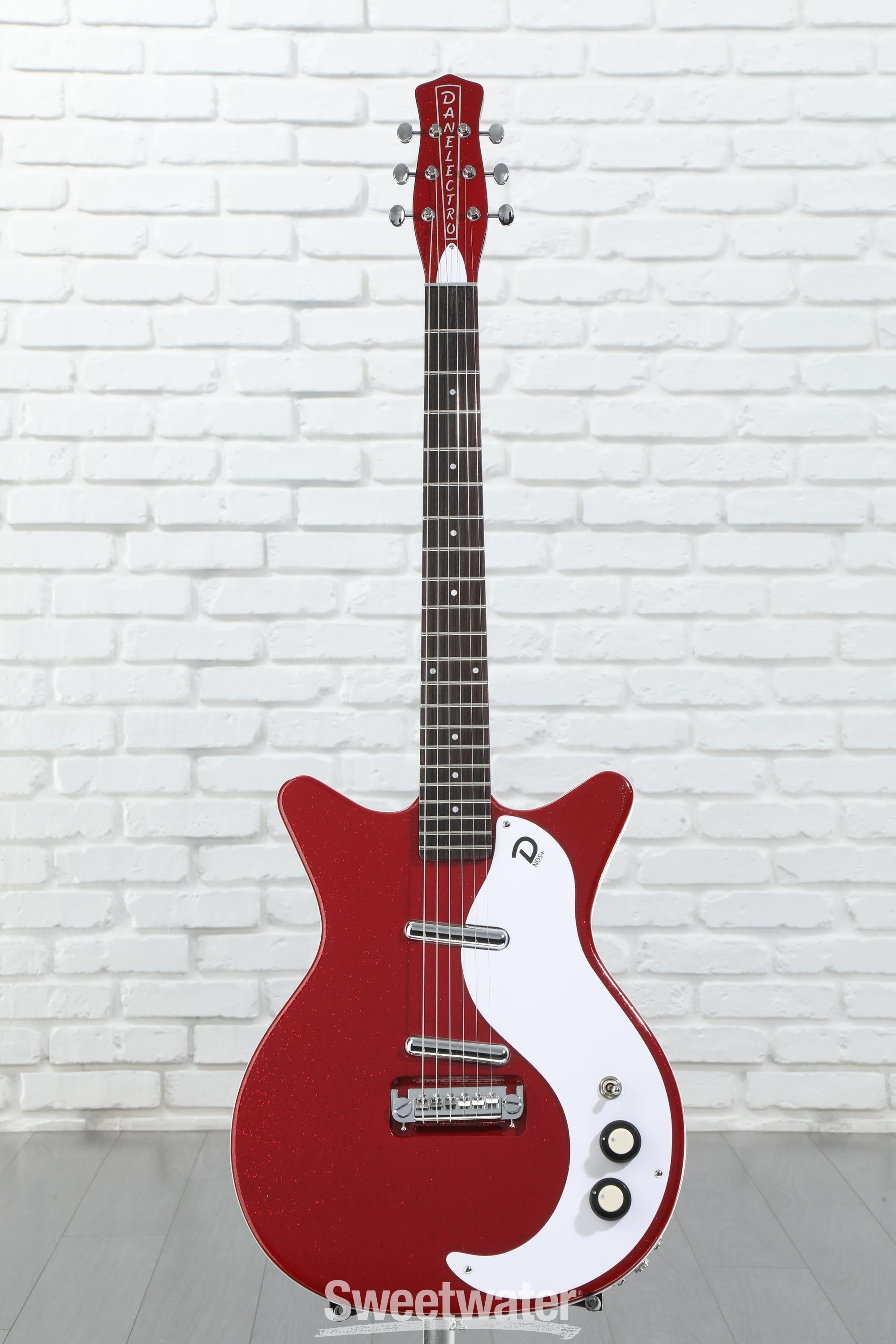Danelectro '59M NOS+ Electric Guitar - Red Metalflake