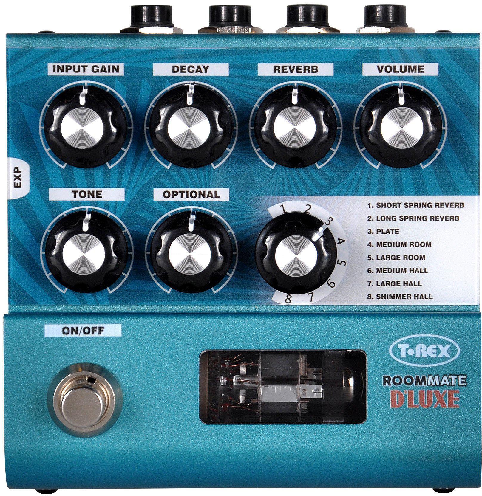 T-Rex Roommate D'lux Stereo Reverb Pedal | Sweetwater