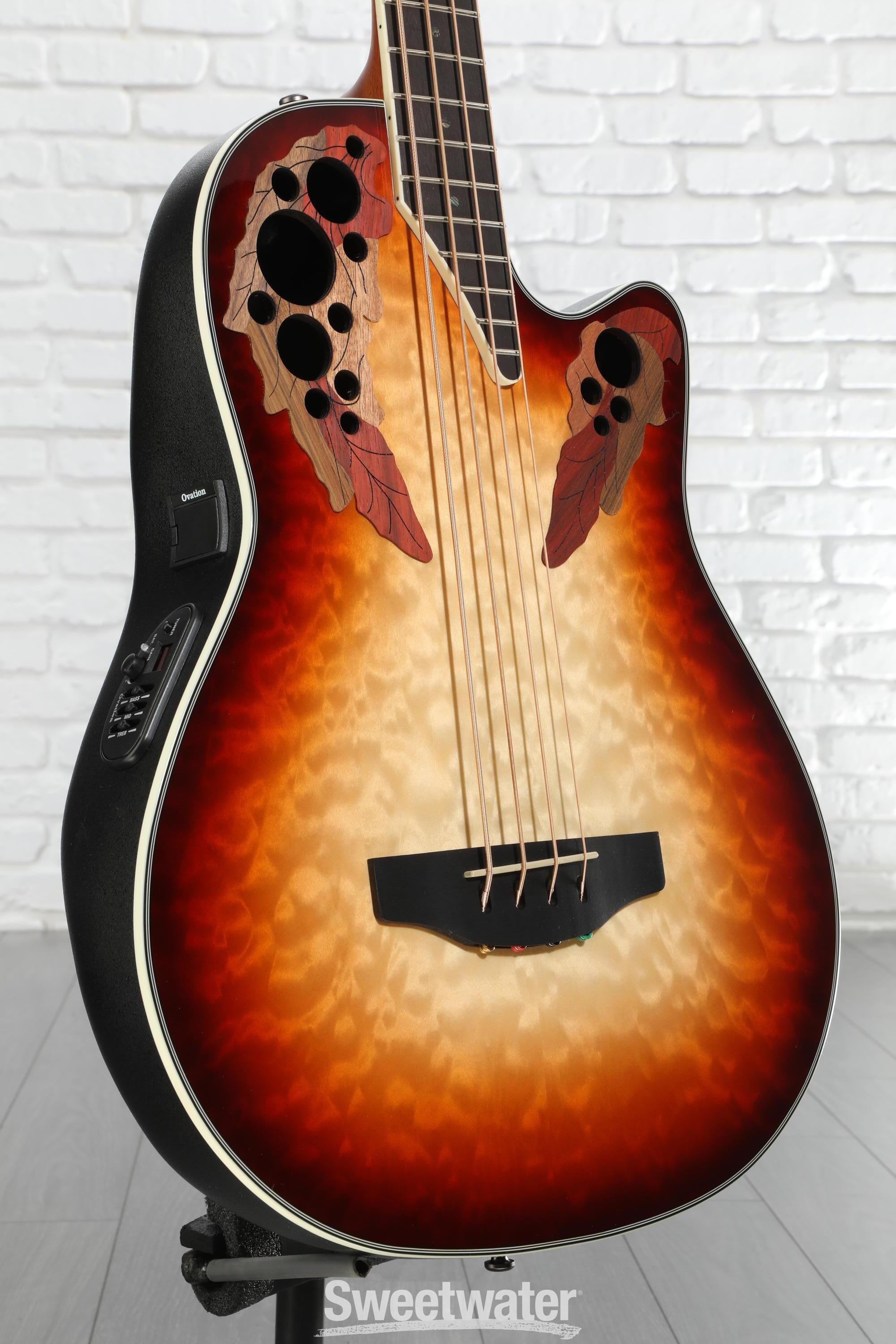 Ovation Celebrity Elite Plus Bass CEB44X-7C Mid-depth Acoustic