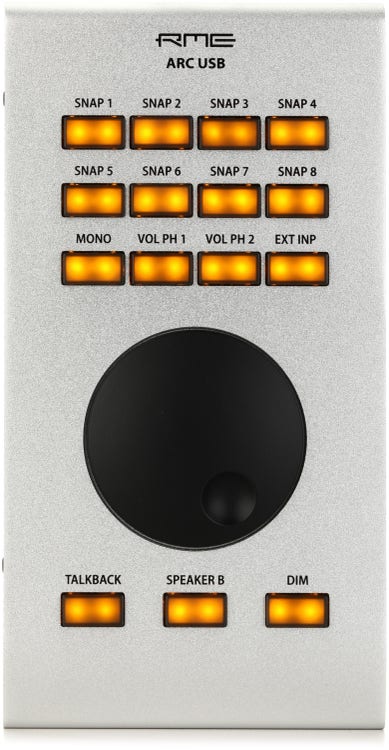 RME ARC-USB Advanced Remote Control - White | Sweetwater 