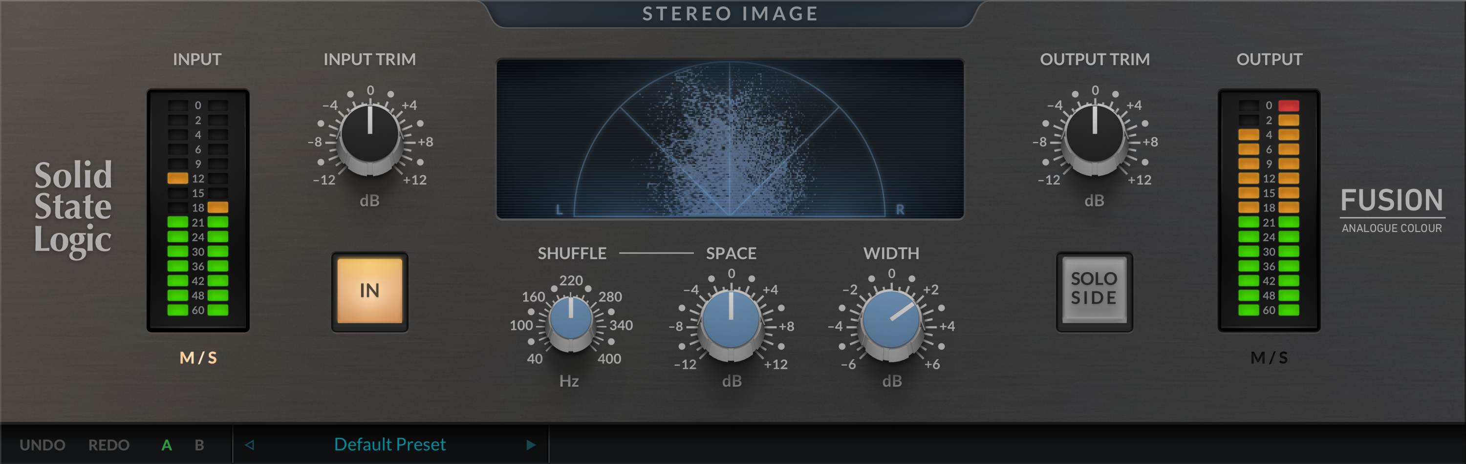 Bundled Item: Solid State Logic Fusion Stereo Image Plug-in