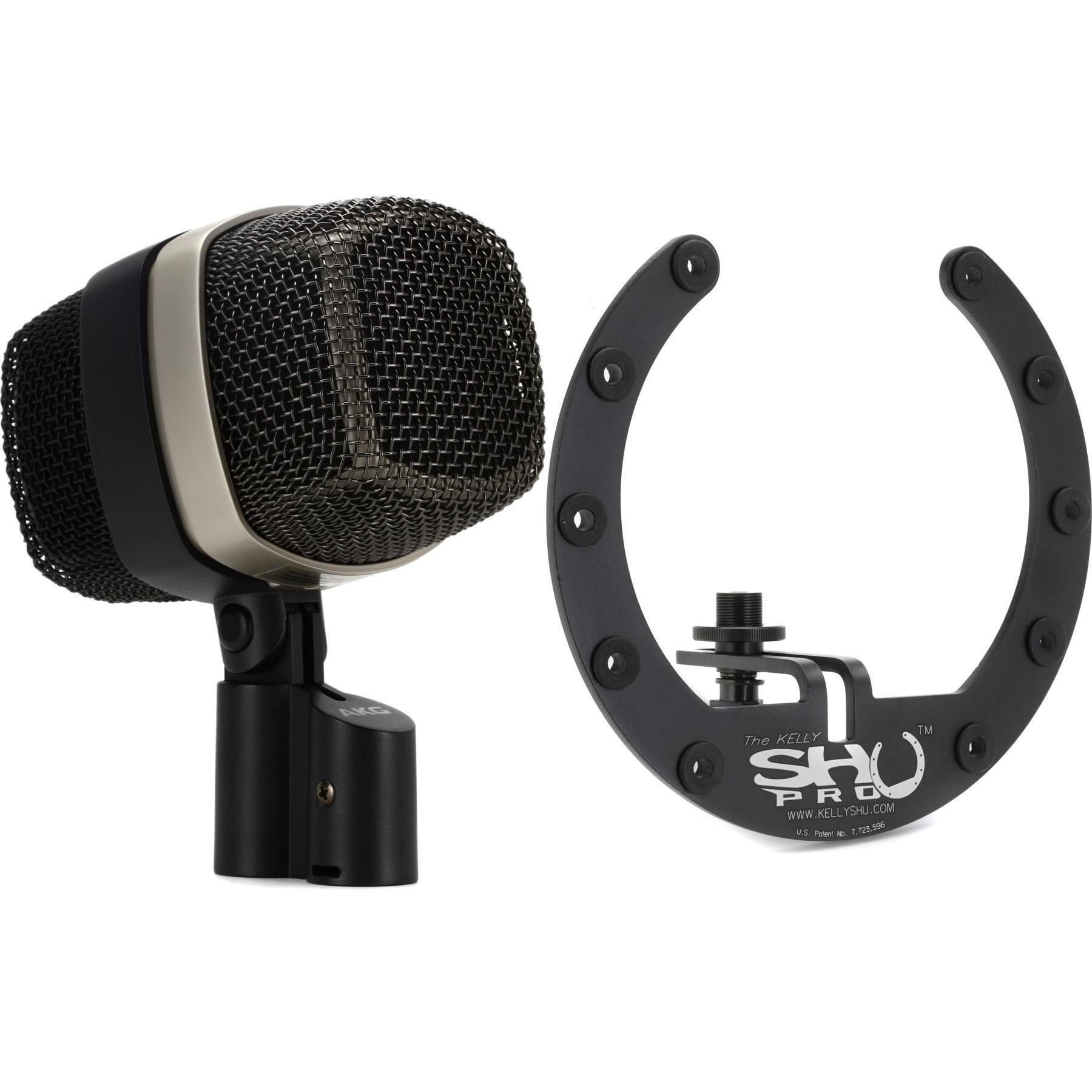 Photo of AKG D12 VR Dynamic Kick Drum Microphone with The Kelly SHU Shockmount