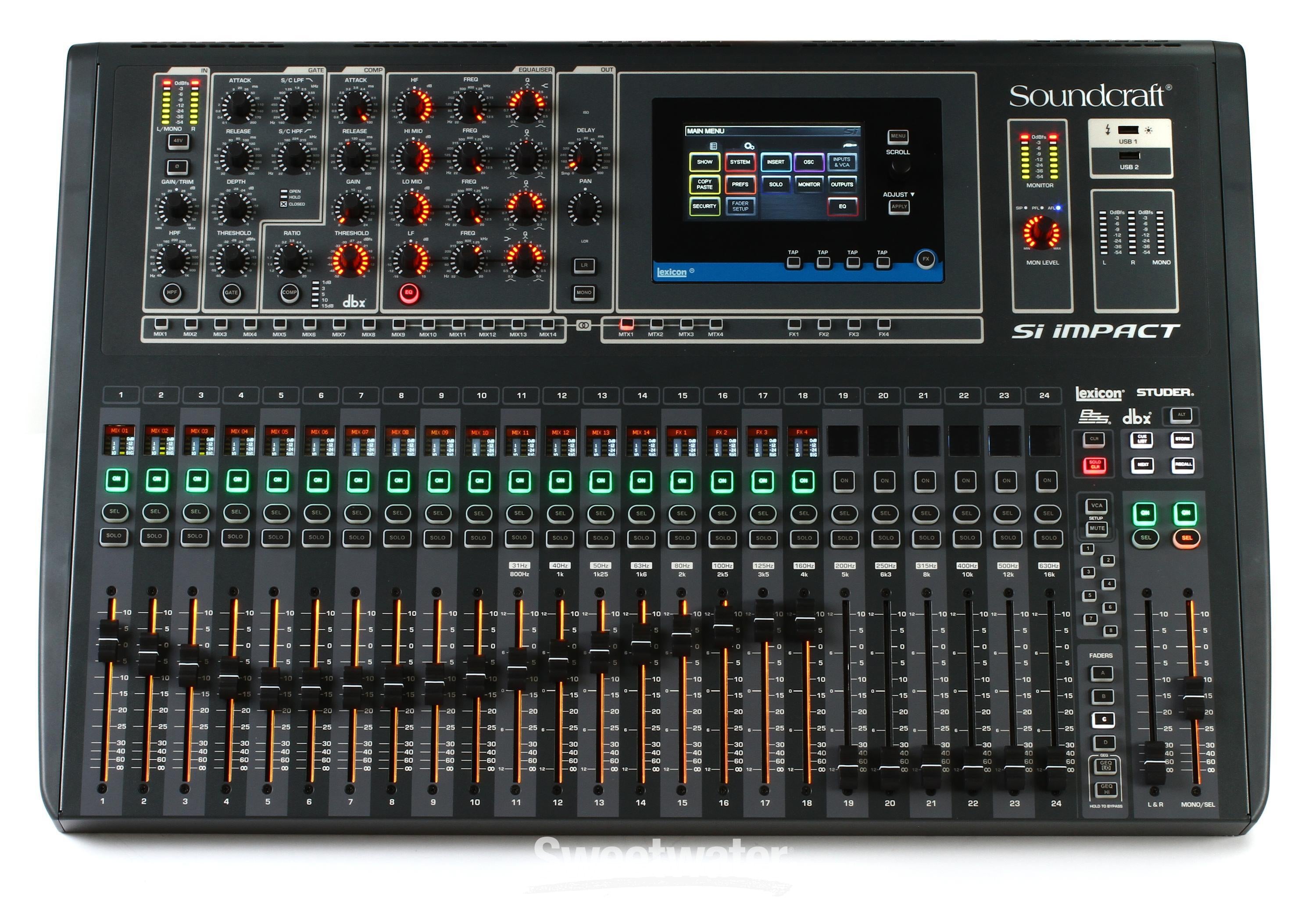 Soundcraft Si Impact Mixer with Case and Headphones | Sweetwater
