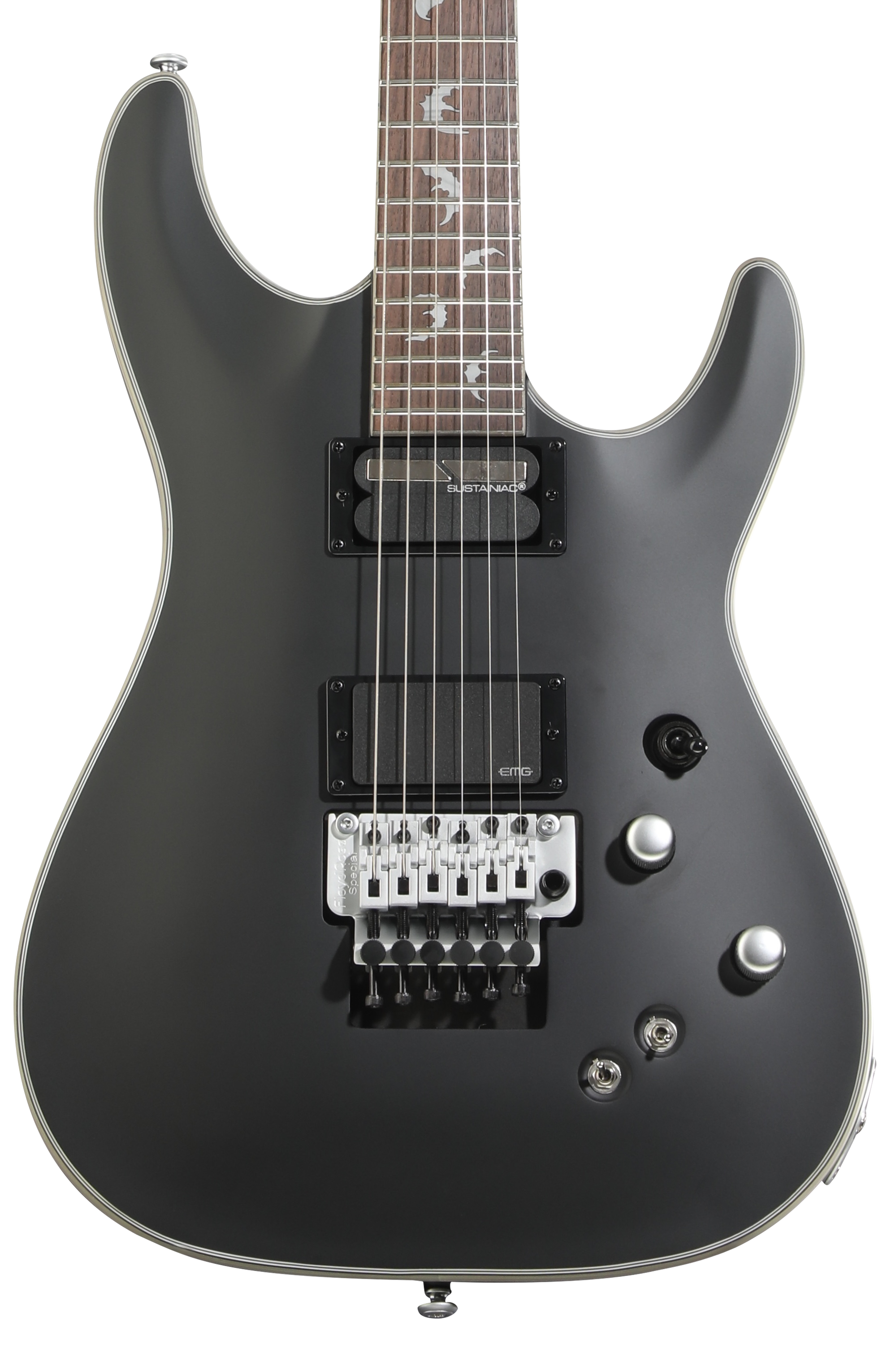 Schecter Damien Platinum 6 FR-S Electric Guitar - Satin Black