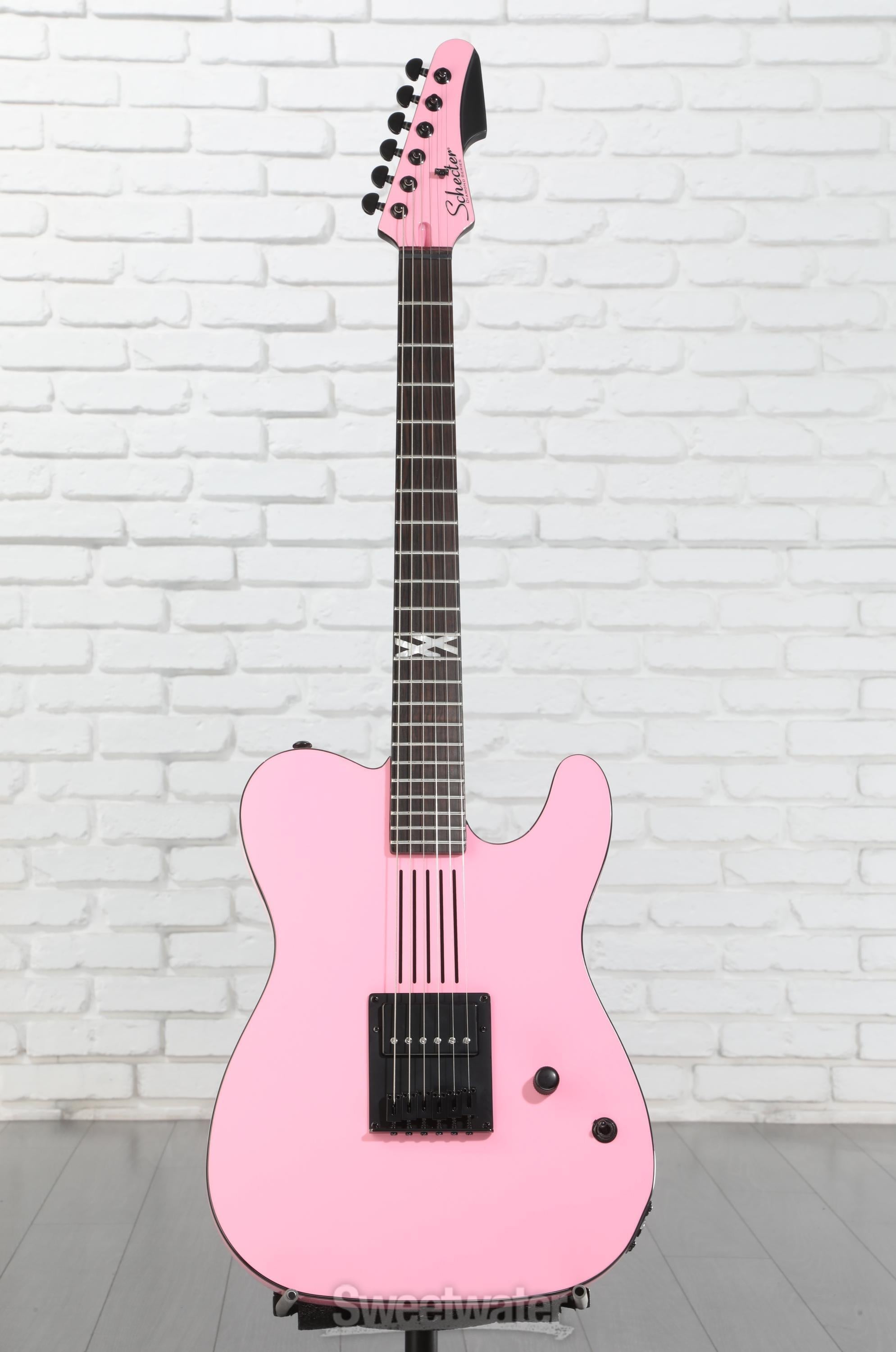 Schecter Machine Gun Kelly Signature PT Electric Guitar - Pink