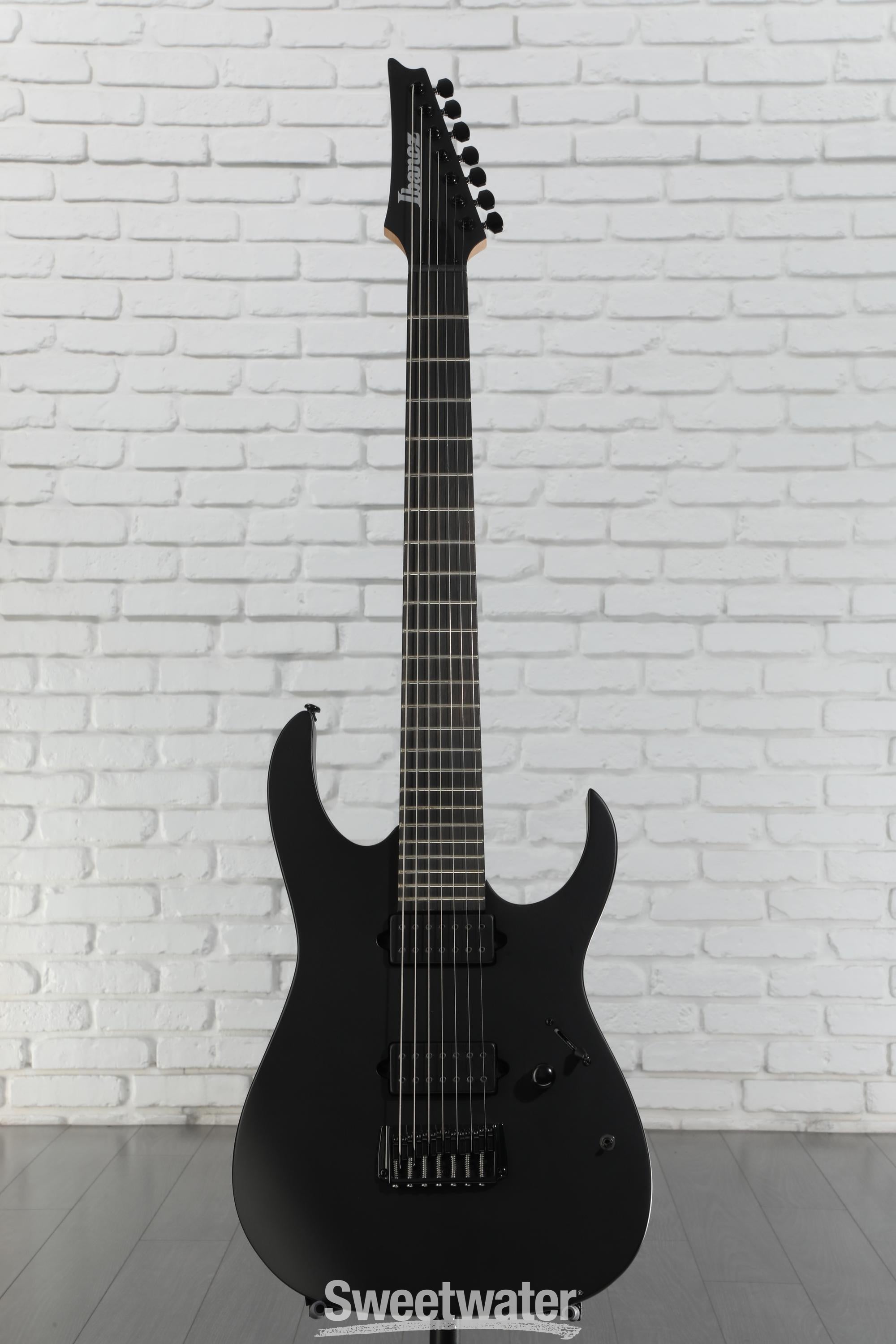 ギター Ibanez Iron Label RGIXL7 Black Flat Ibanez Iron Label RGIXL7 - Black Flat | Sweetwater