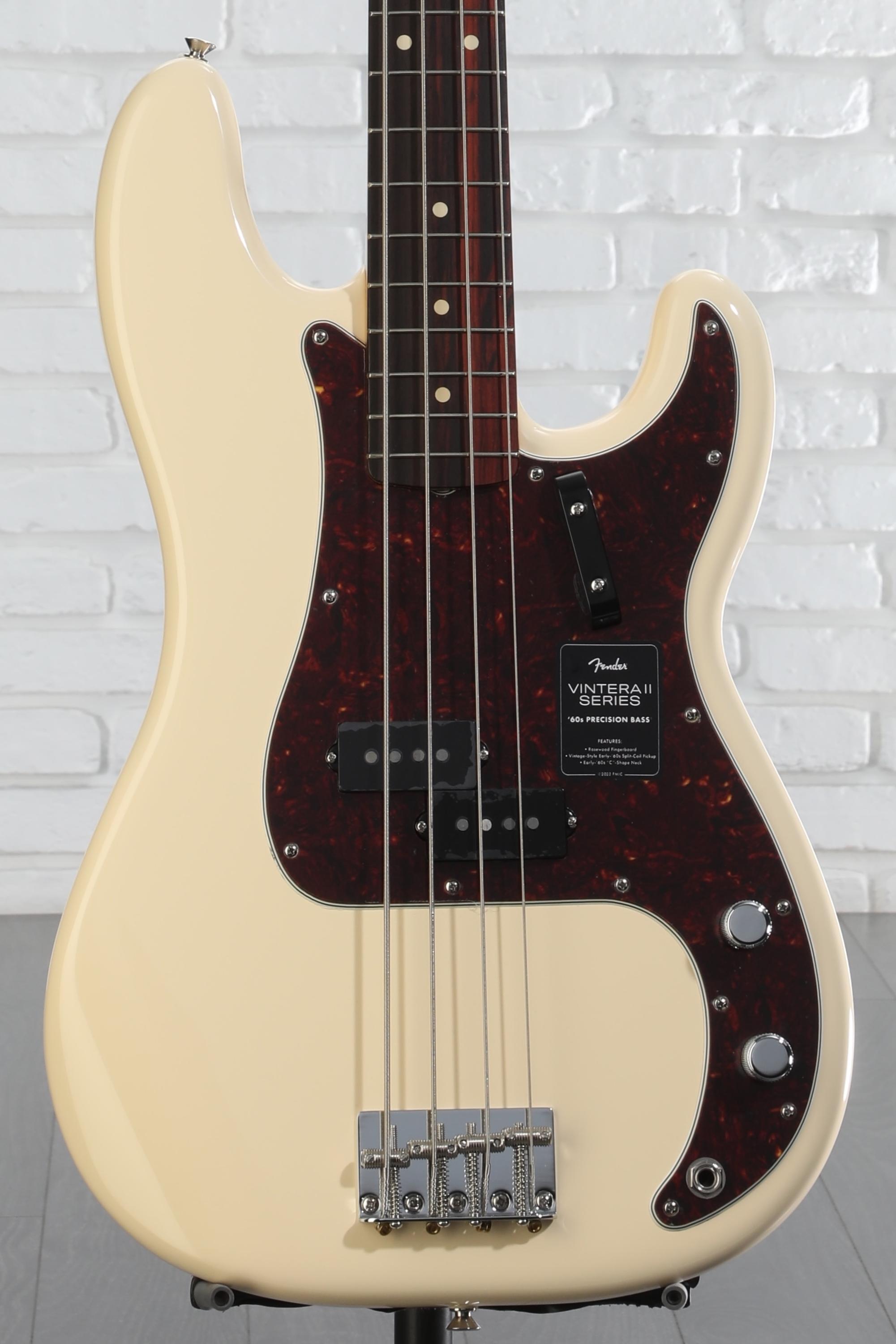 ベース Fender VinteraII 60s Precision Bass Amazon.com: Fender Vintera II '60s Precision Bass - 3-color