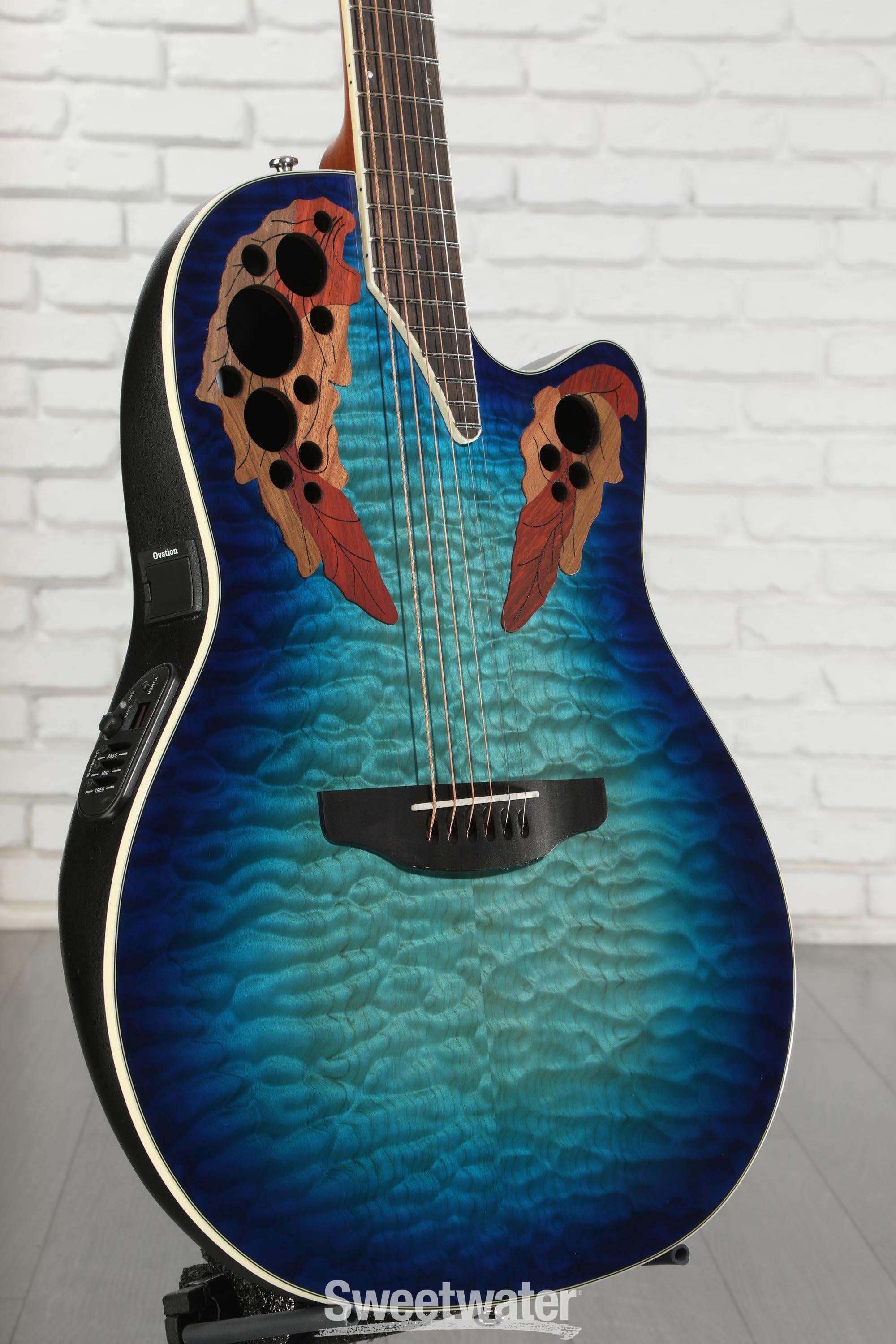 Ovation Celebrity Elite CE48P-RG Super Shallow Acoustic-Electric