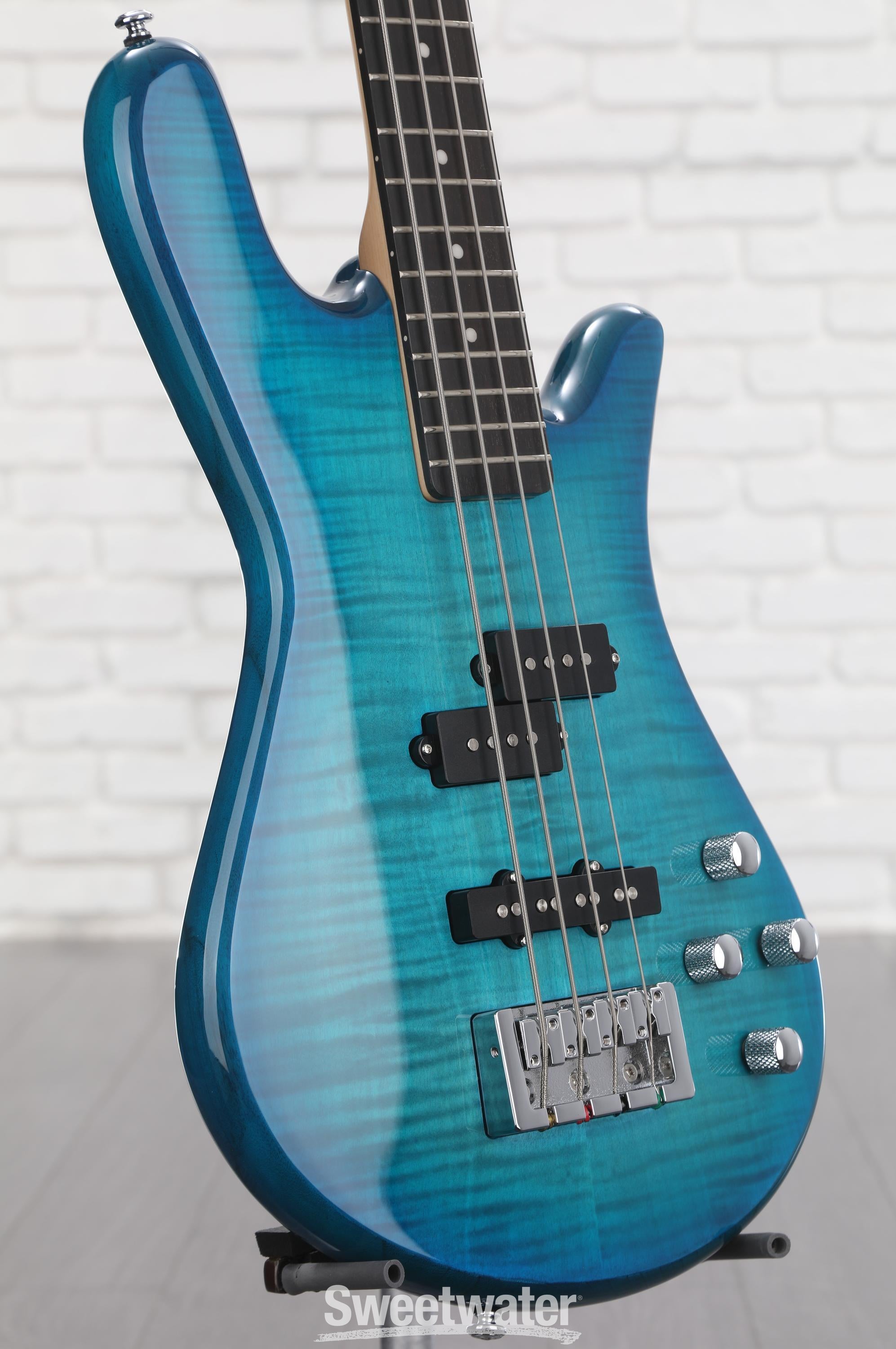 Spector Legend 4 Standard Bass Guitar - Blue Stain Gloss | Sweetwater