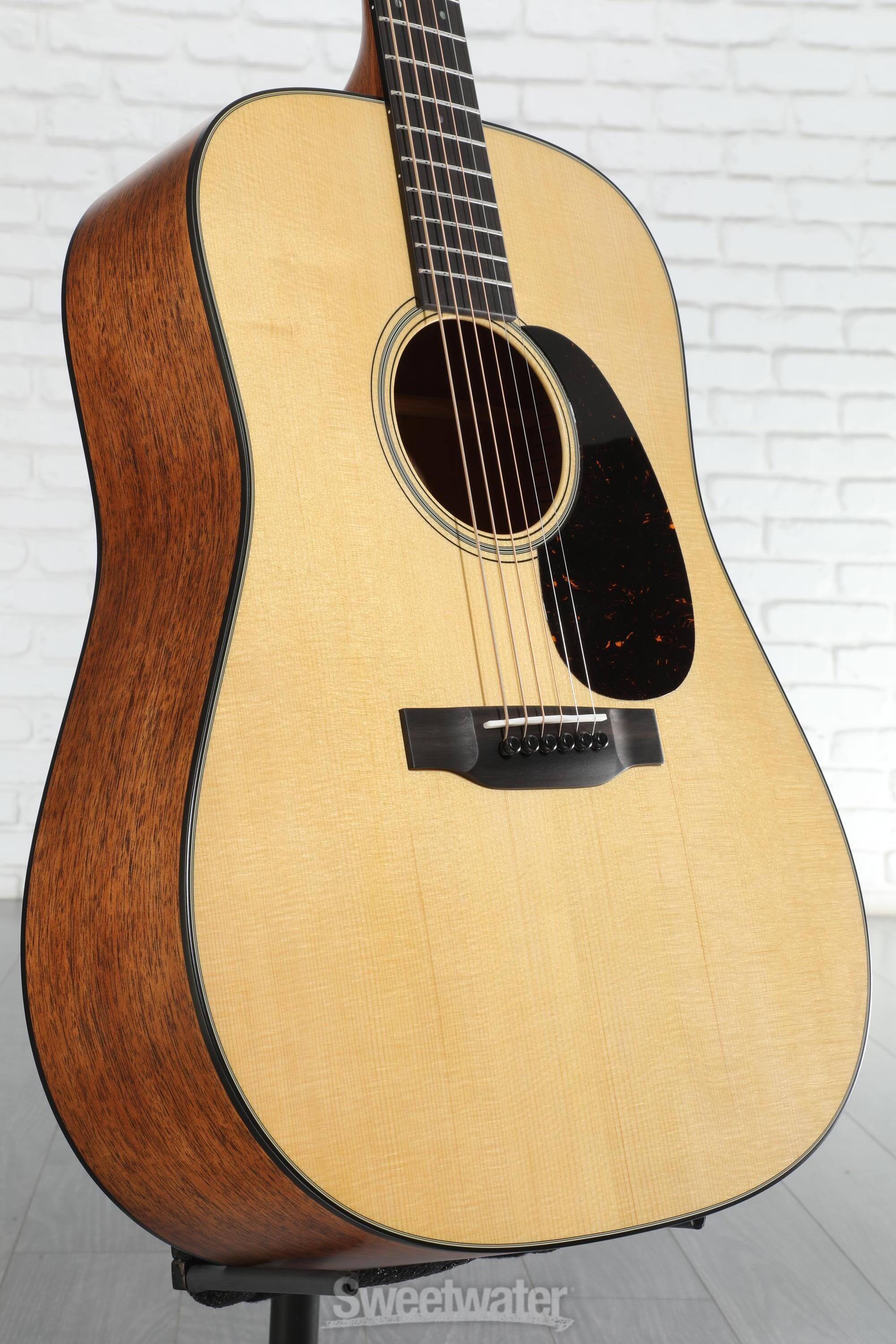 Martin D-18 Satin Standard Series Acoustic Guitar - Satin Natural