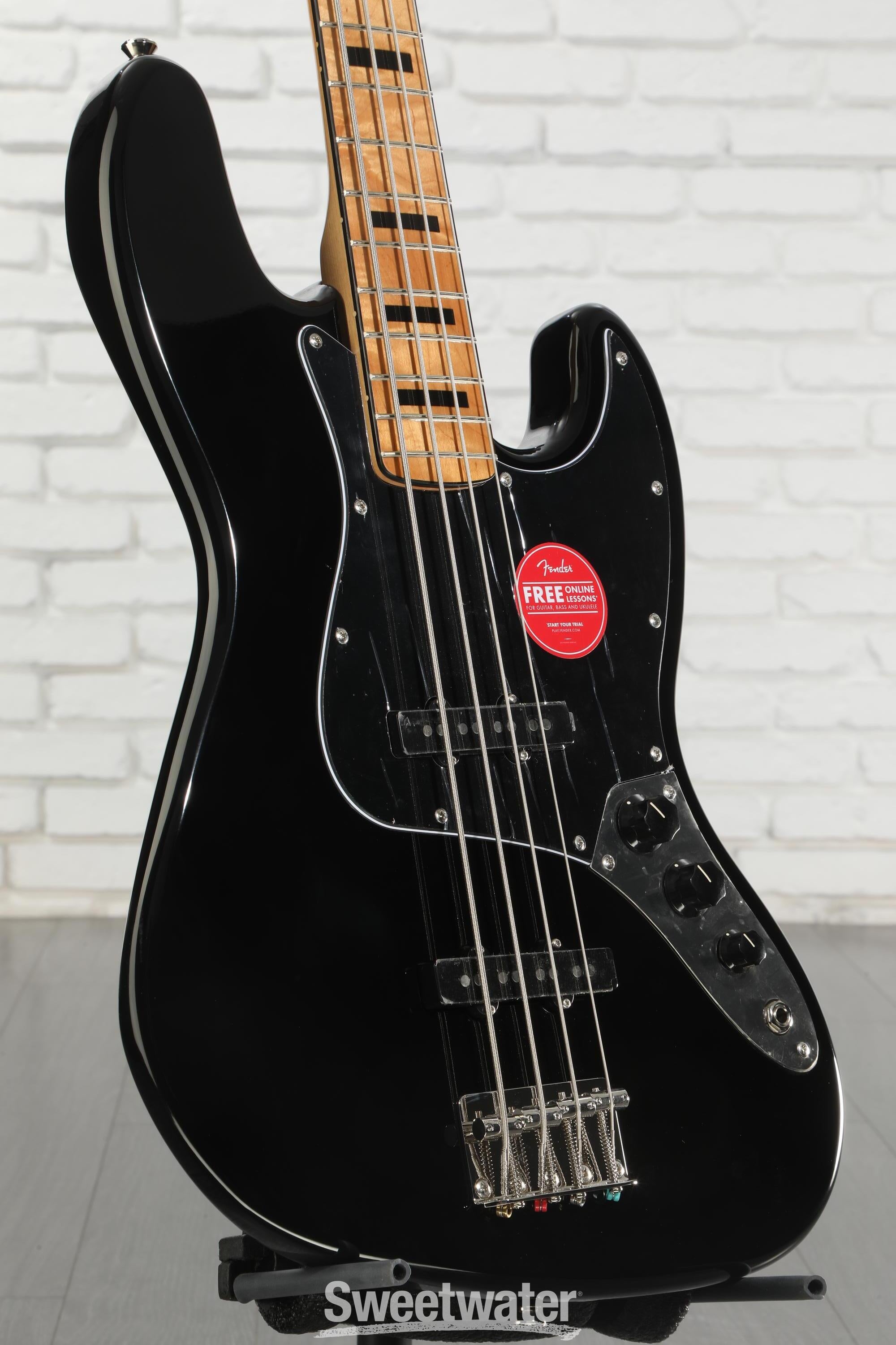 Squier Classic Vibe '70s Jazz Bass - Black | Sweetwater