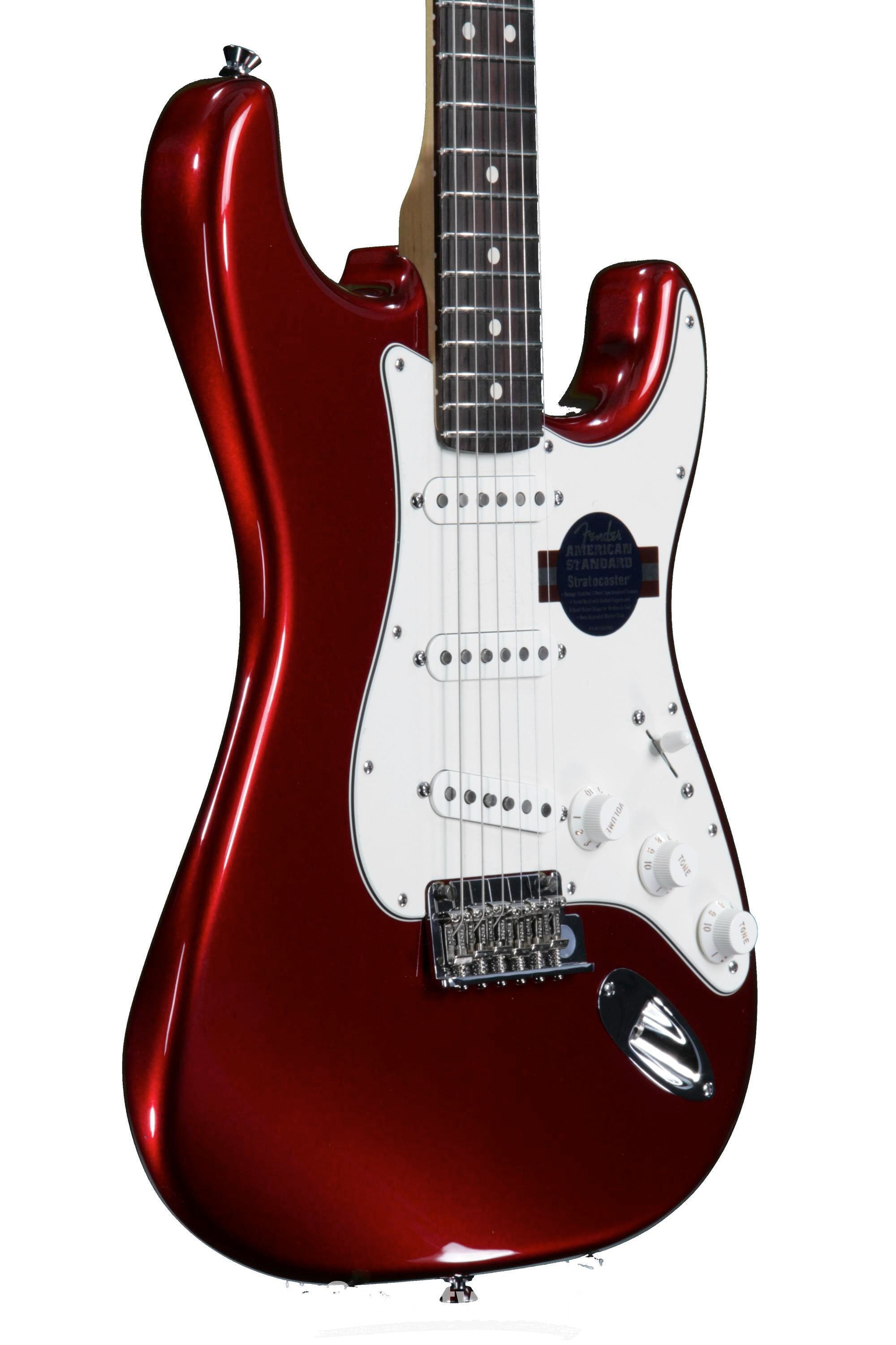 Fender american standard ストラトcandy apple Fender Standard Stratocaster - Candy Apple Red with Maple