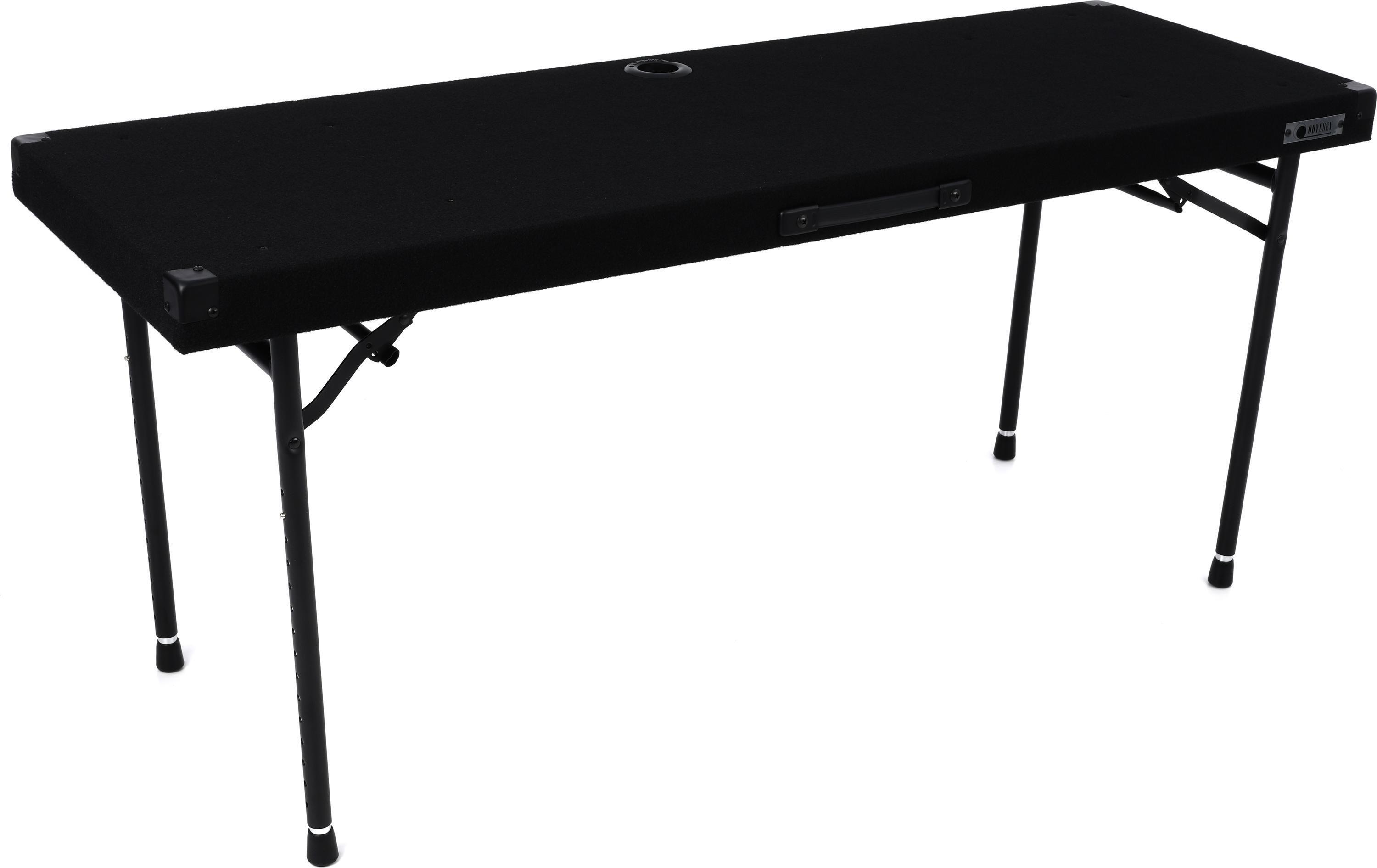Odyssey CTBC2060 Carpeted DJ Table - 20 x 60 inch | Sweetwater