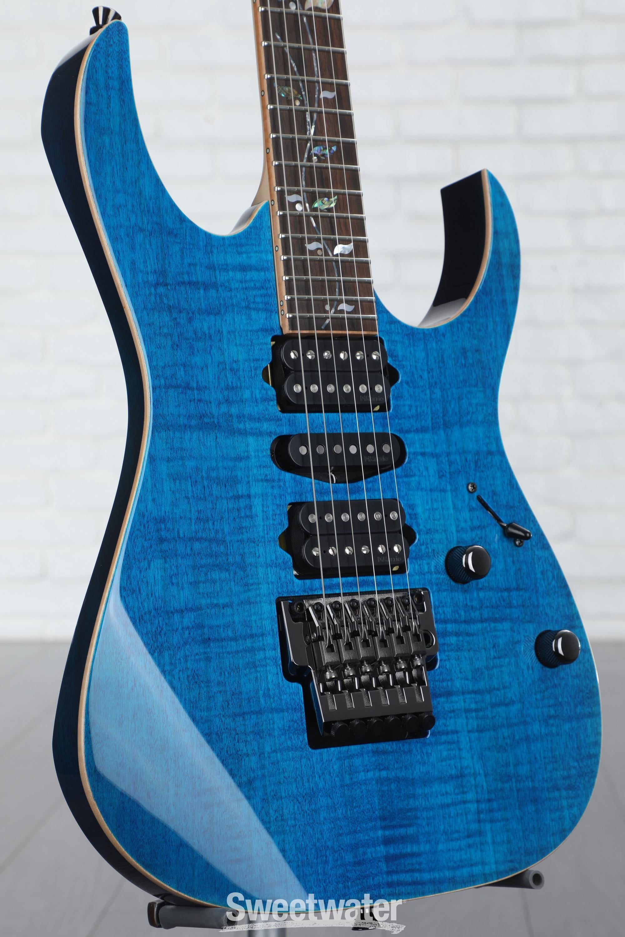 Ibanez J Custom RG8570 Electric Guitar - Royal Blue Sapphire | Sweetwater