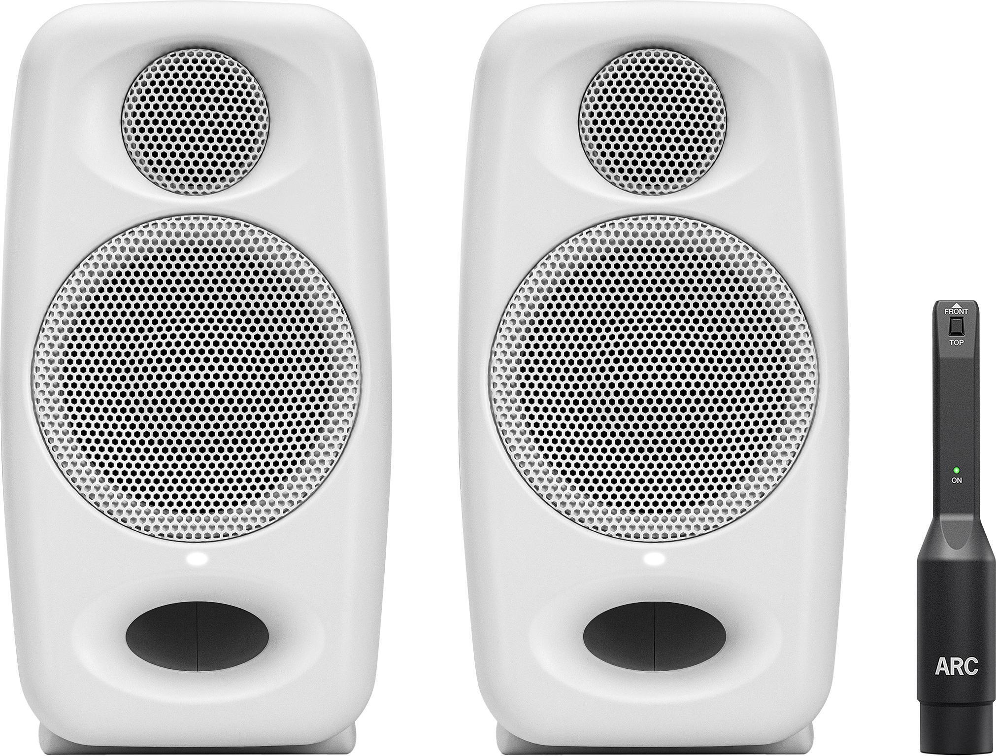 IK Multimedia iLoud Micro Monitor Pro Pair - White | Sweetwater IK Multimedia iLoud Micro Monitor Pro Pair - White | Sweetwater