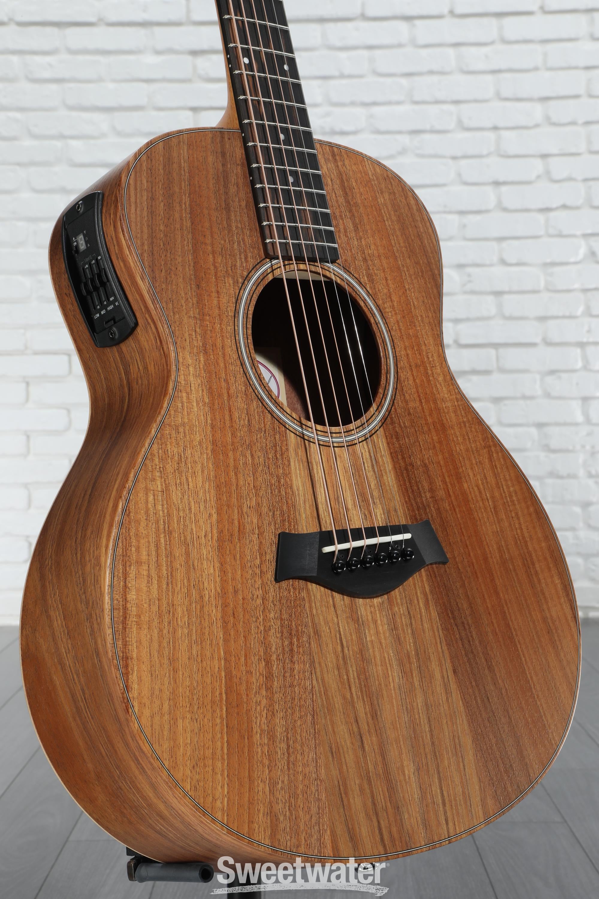 GS Mini-e Koa, Left-Handed Layered Koa Acoustic-Electric