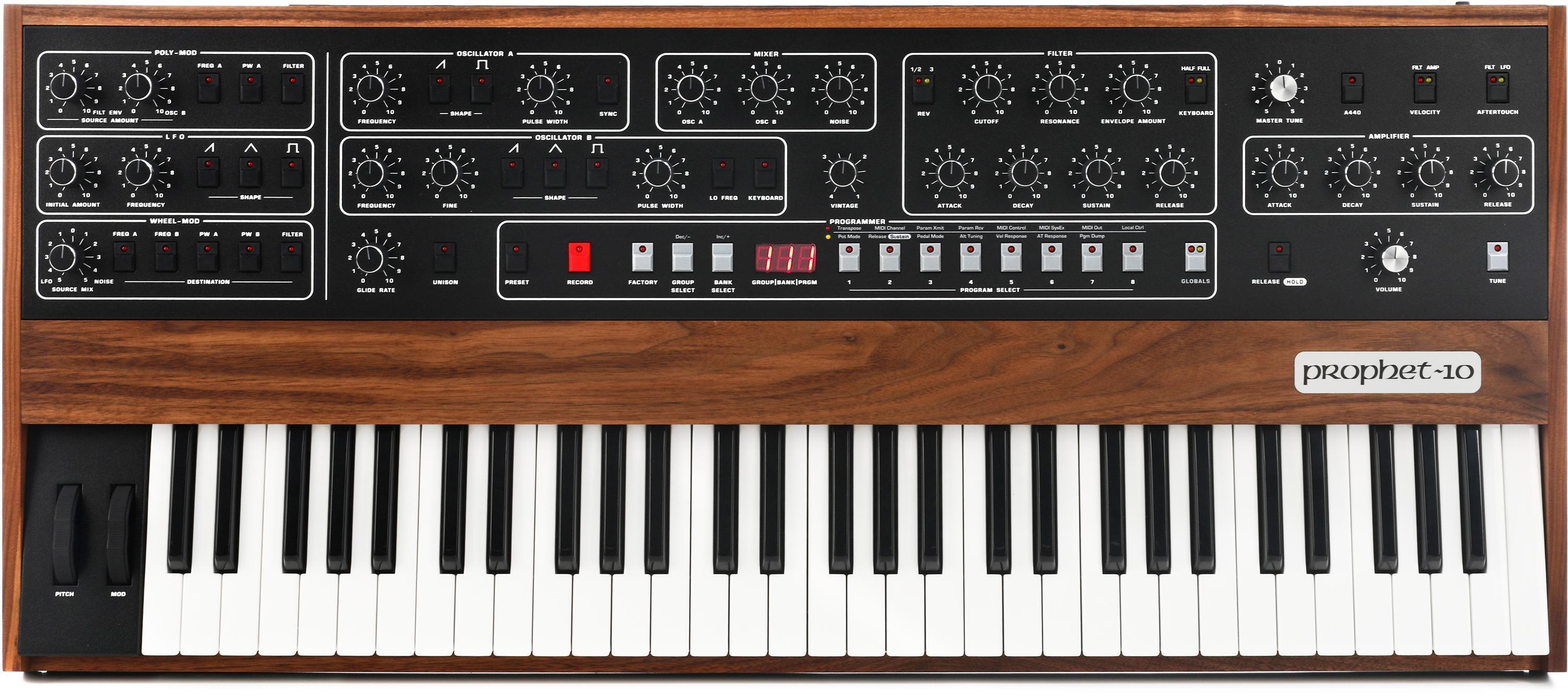 Sequential Prophet-10 61-key Analog Synthesizer | Sweetwater