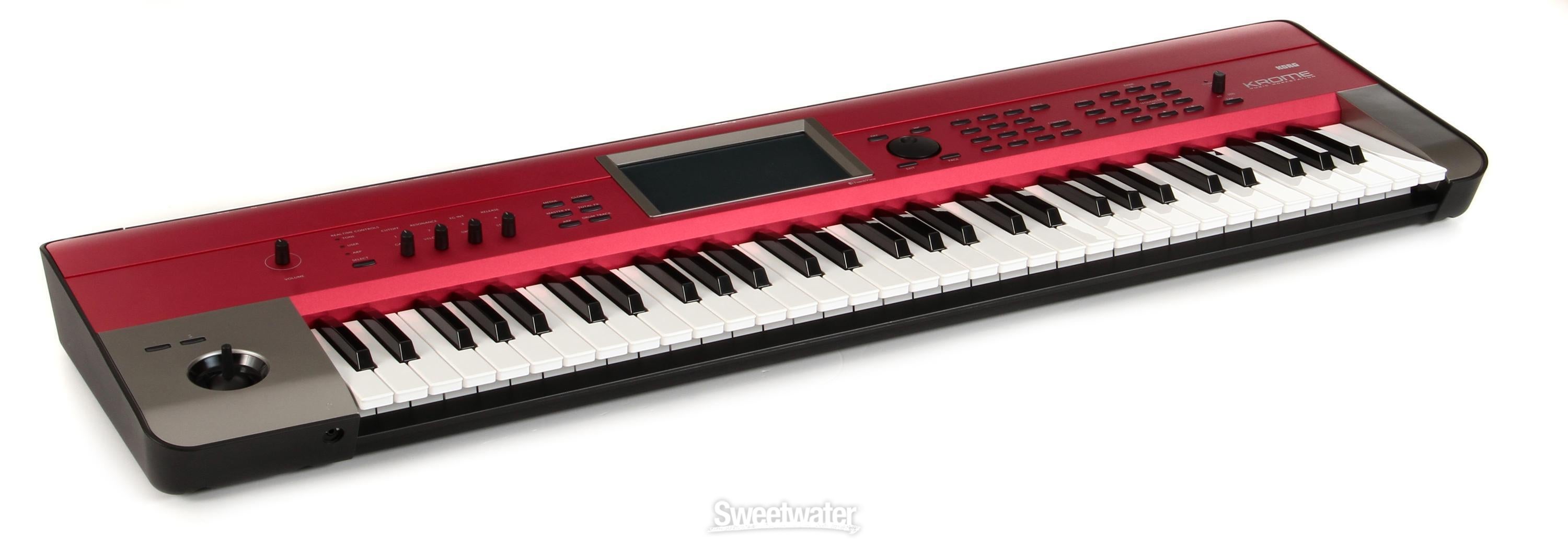 Korg Krome 61 Key Synthesizer Workstation Red Limited Edition