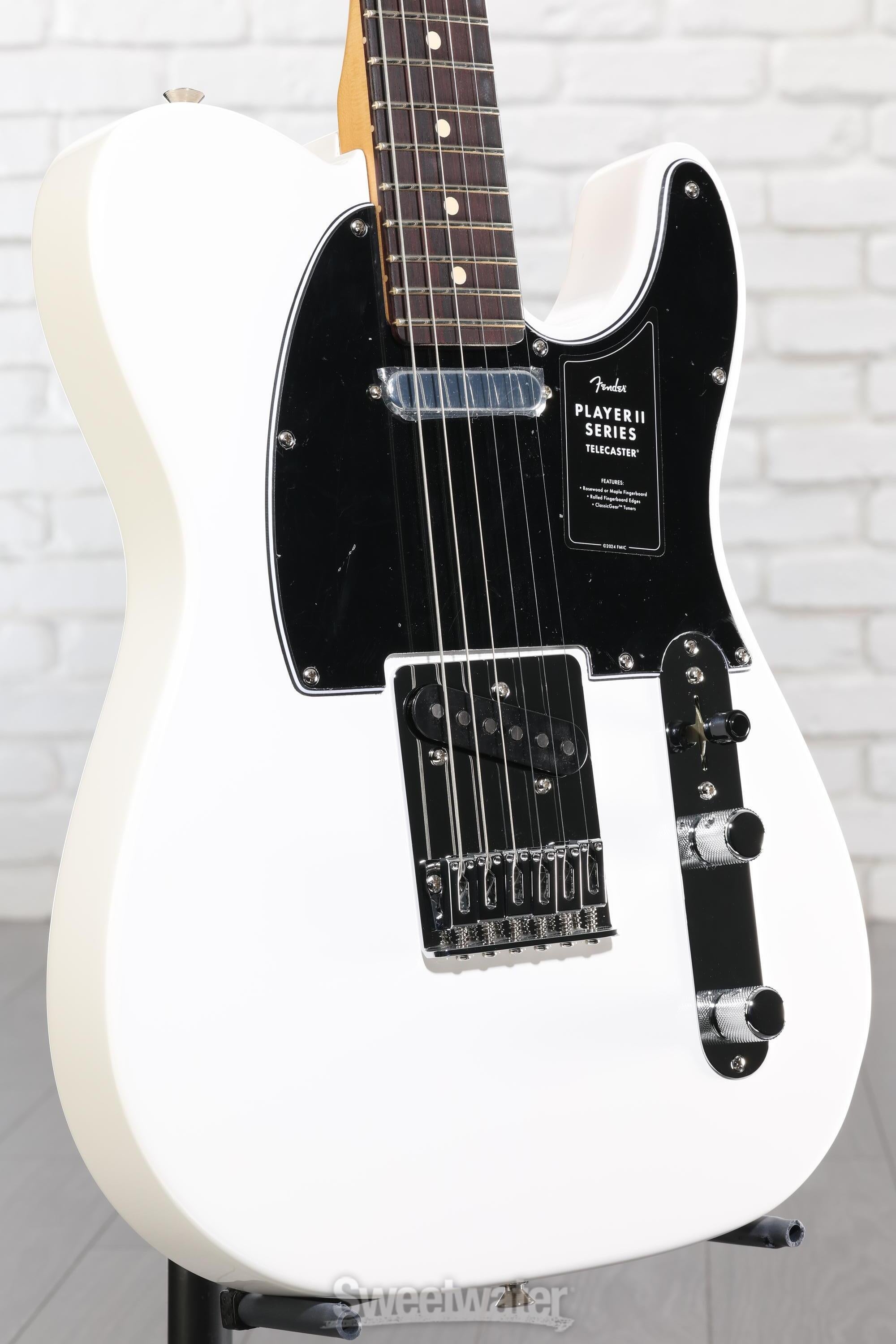 Photo of Fender Player II Telecaster Electric Guitar - Polar White with Rosewood Fingerboard
