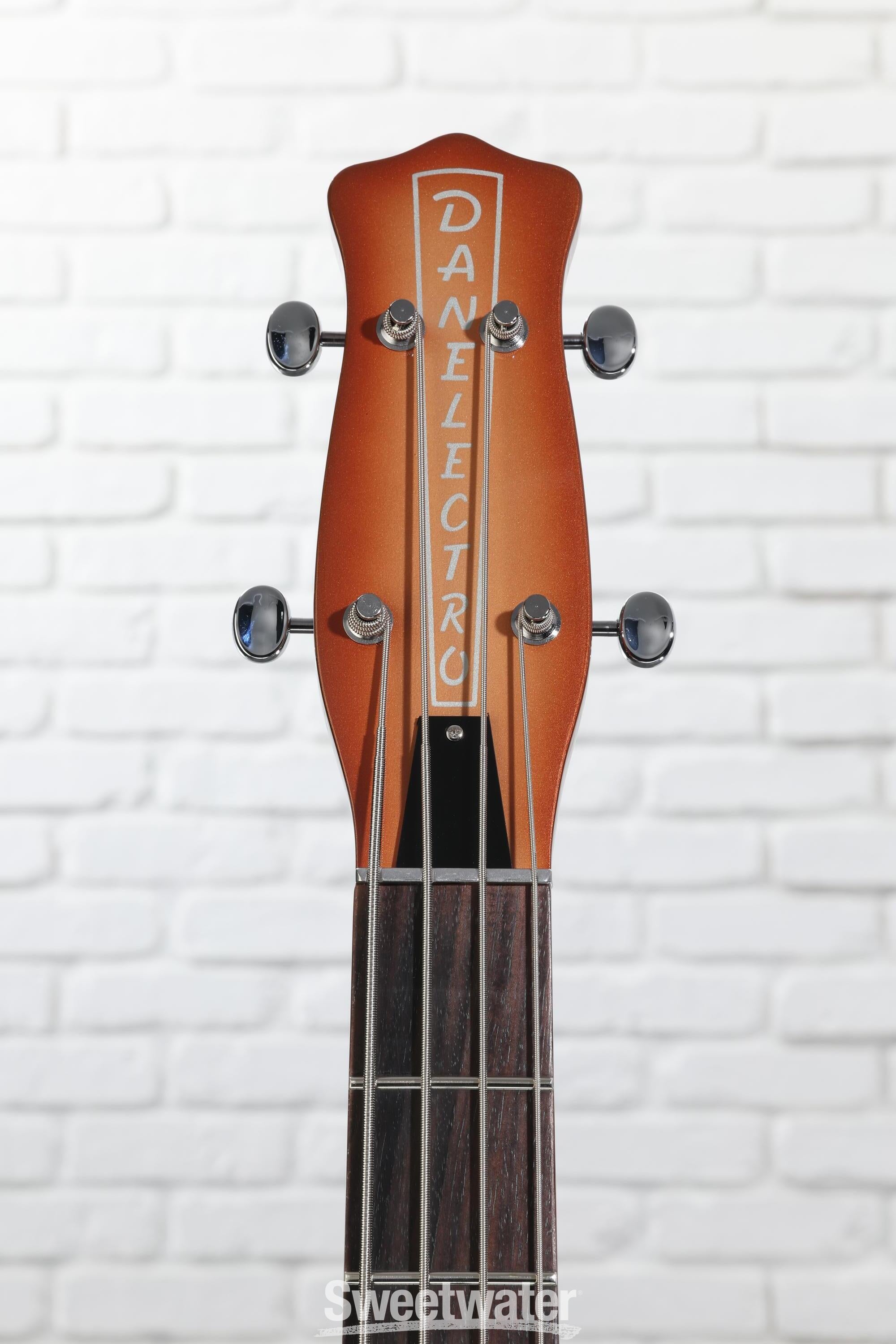 Danelectro Longhorn Bass Guitar - Copper Burst | Sweetwater