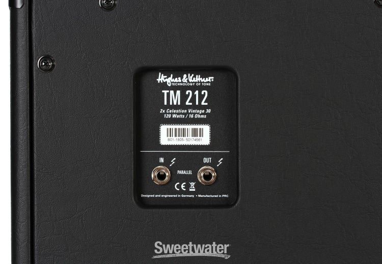 Hughes & Kettner TubeMeister 212 120-watt 2x12 inch Extension Cabinet