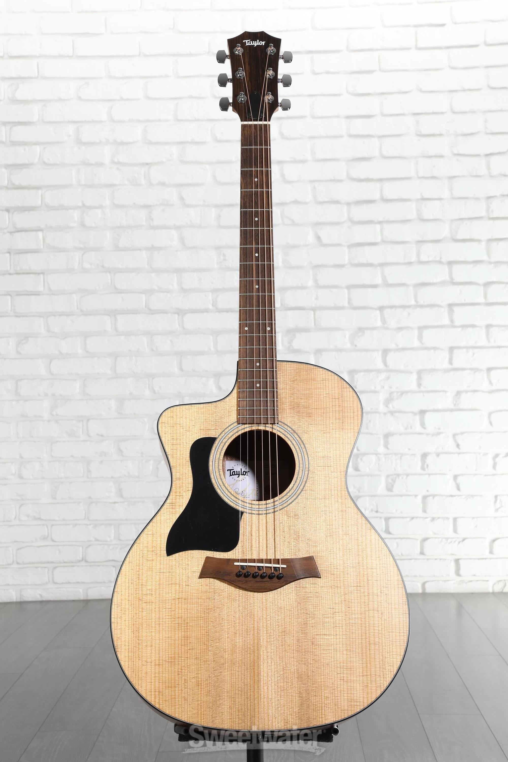 Taylor 114ce Left-handed Acoustic-electric Guitar - Natural Sapele