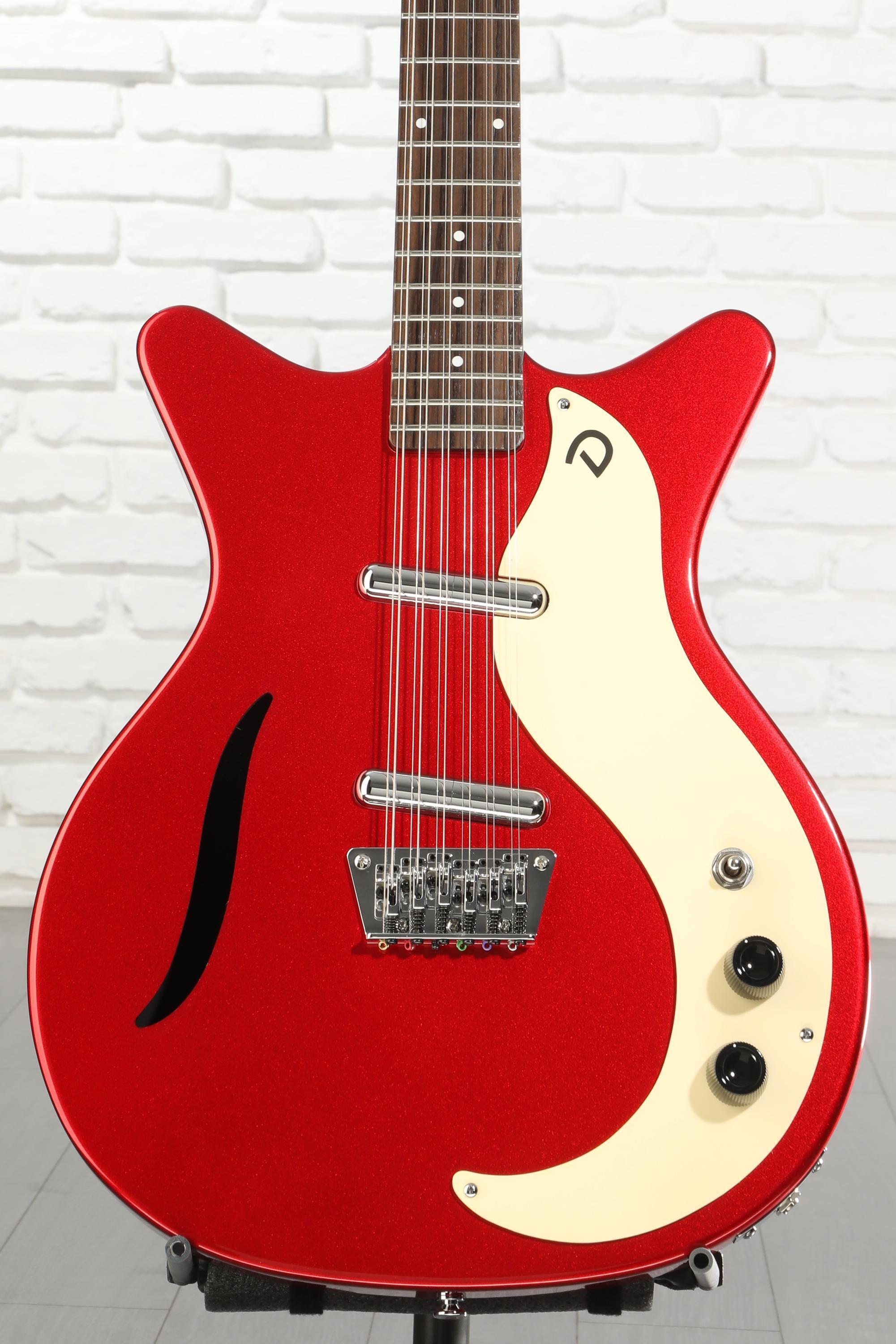 Danelectro Vintage 12 String Electric Guitar - Red Metallic