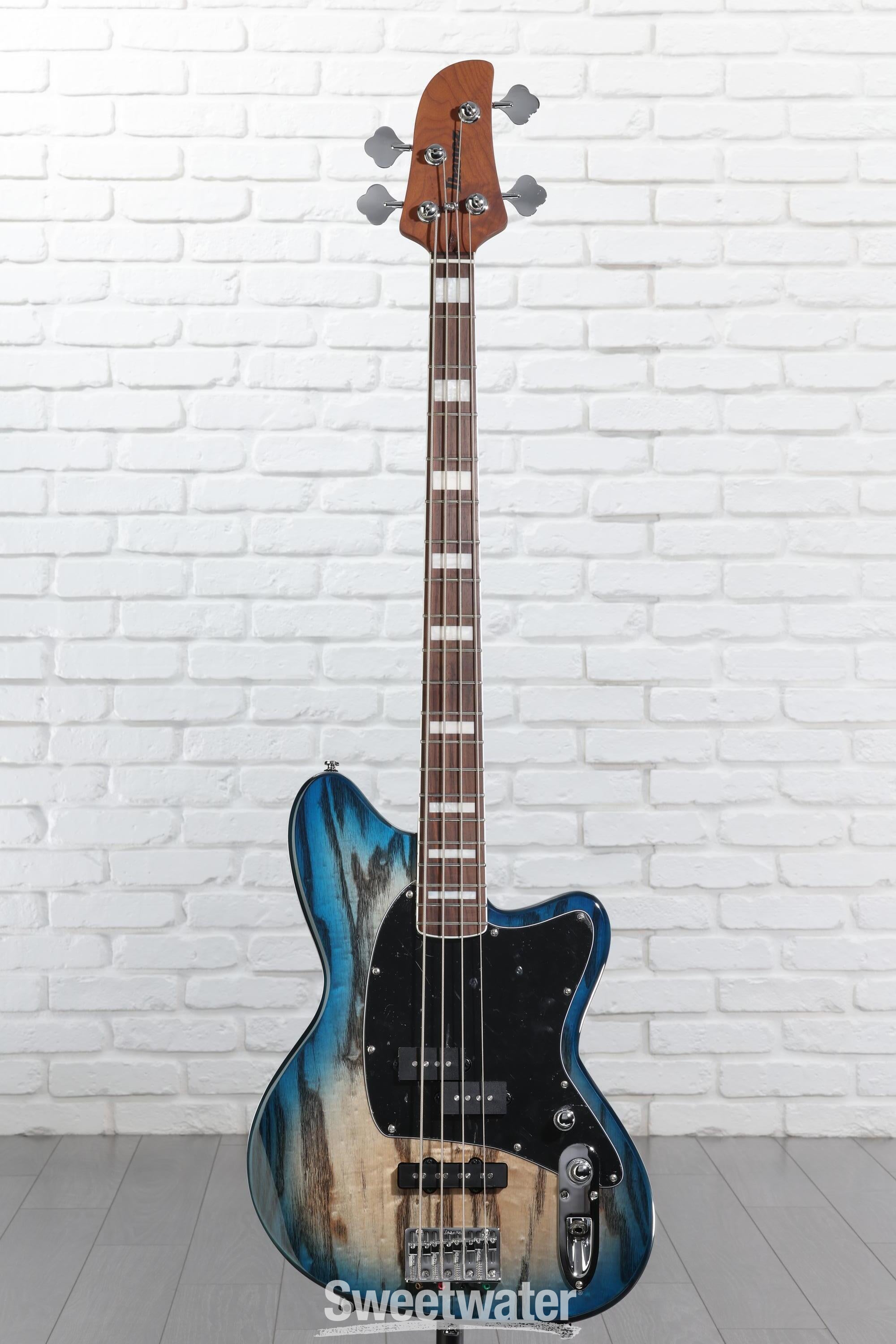 Ibanez Talman Bass Standard - Cosmic Blue Starburst