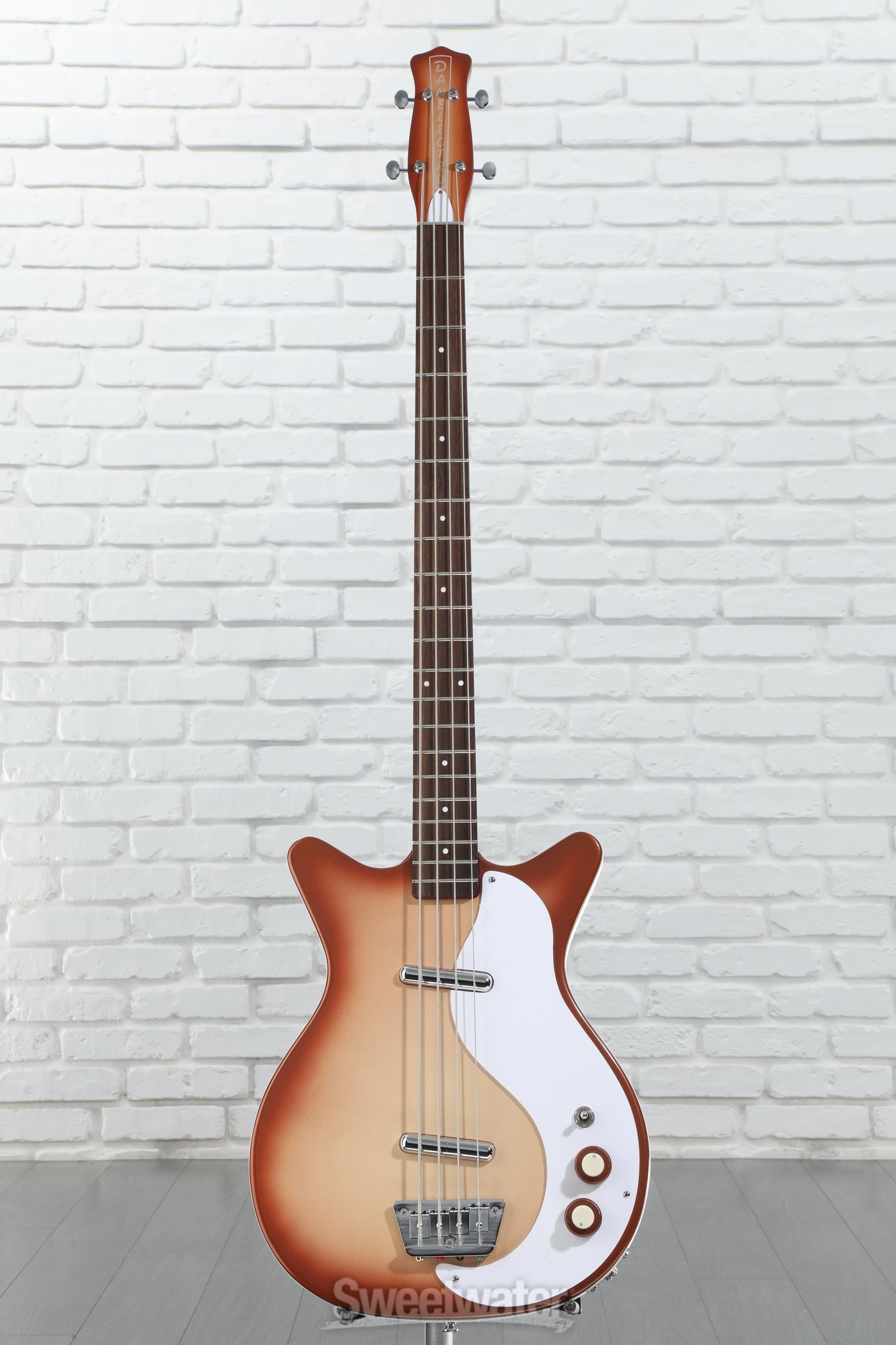 Danelectro '59DC Long Scale Bass Guitar - Copper Burst