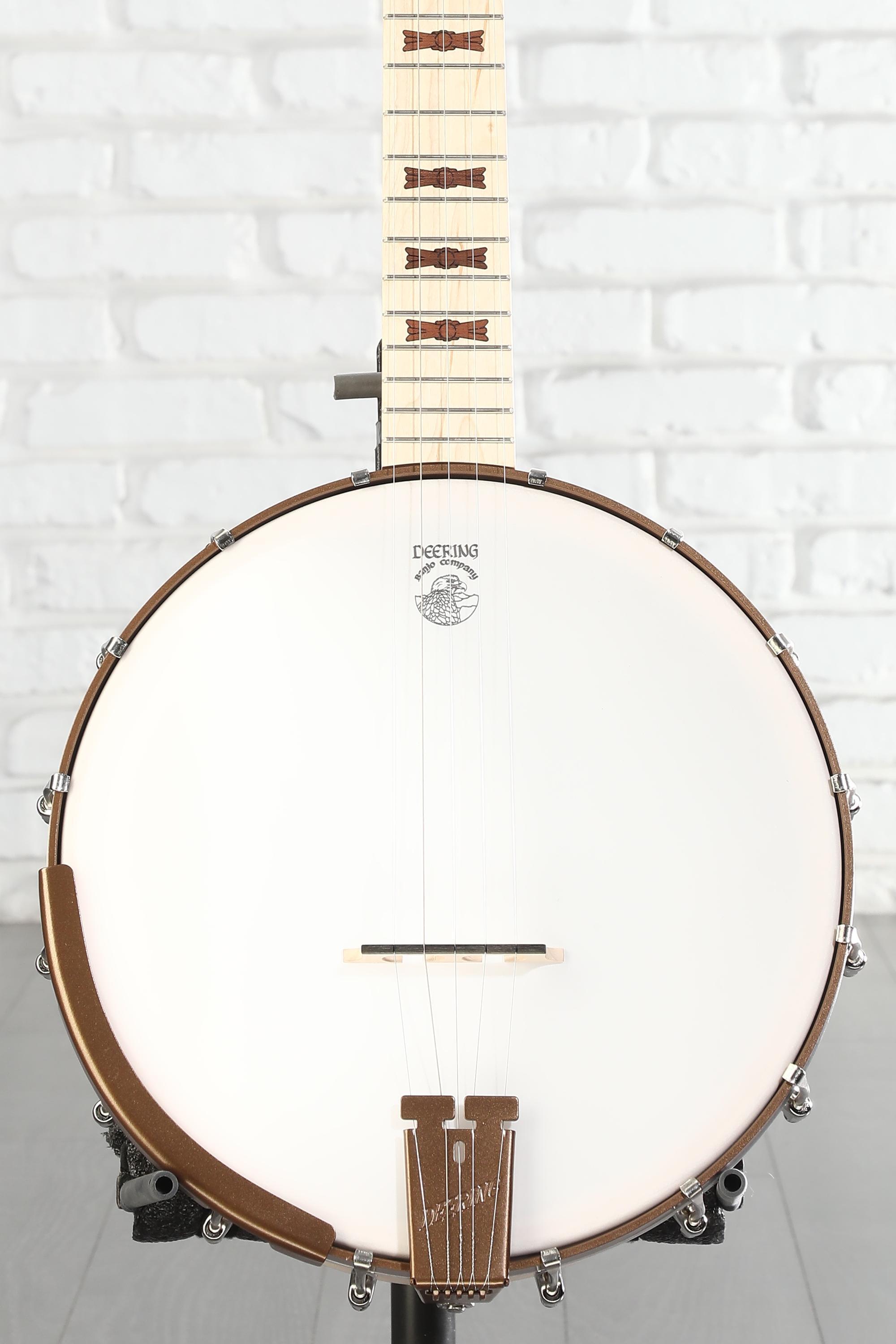 Deering Goodtime Open-back 5-string Banjo - Blonde Satin | Sweetwater
