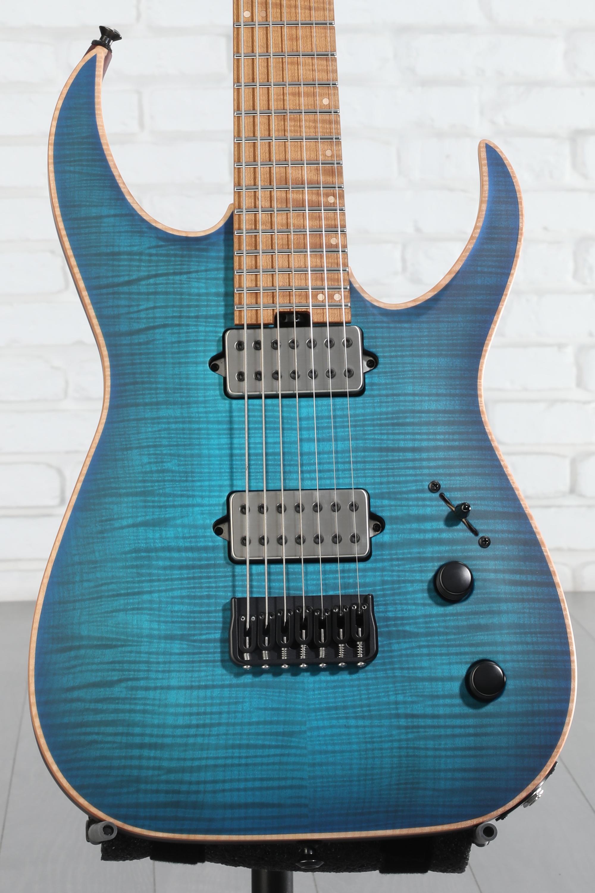 ギター sea treasure Jackson USA Misha Mansoor Signature Juggernaut HT7 - Satin Laguna