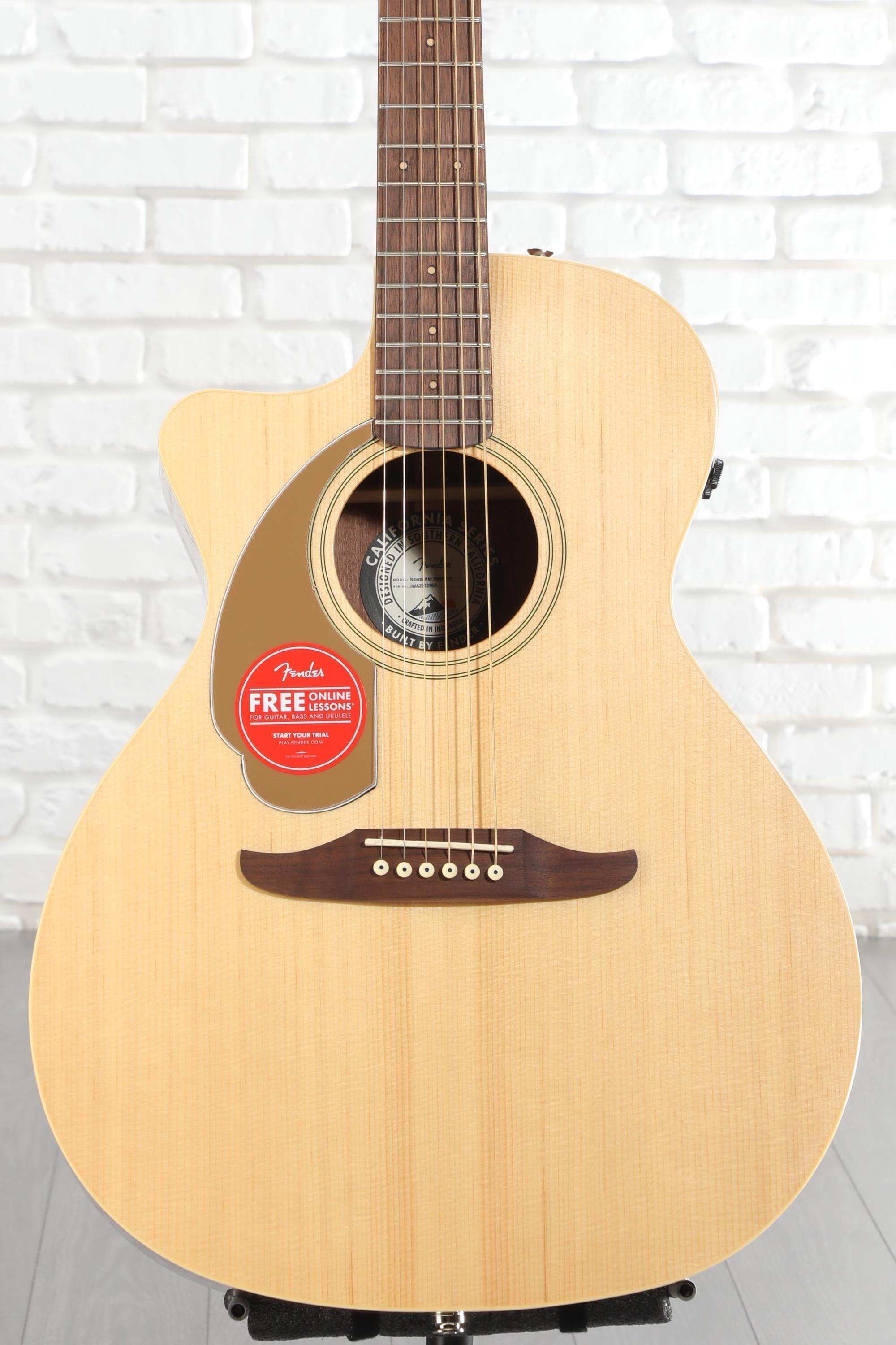 ギター Fender electric acoustic guitar Fender Newporter Player Left-handed Acoustic-electric Guitar