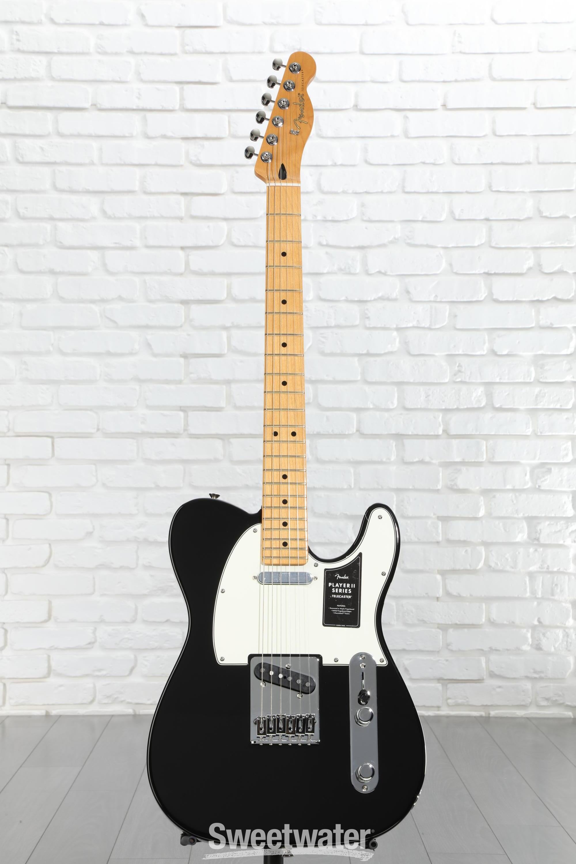 Fender Player II Telecaster Electric Guitar - Black with Maple
