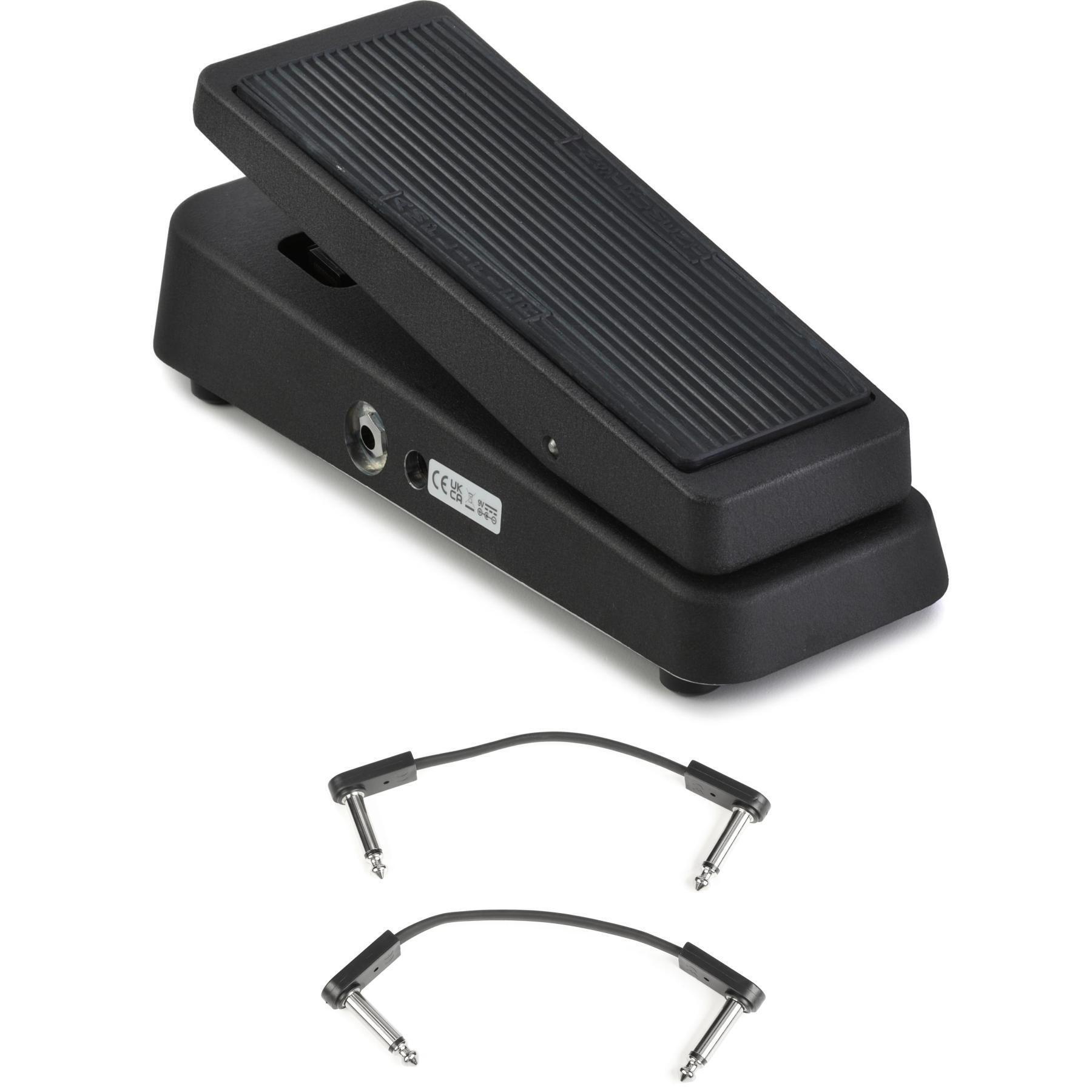 Dunlop GCB95F Cry Baby Classic Wah Pedal with EBS Patch Cables