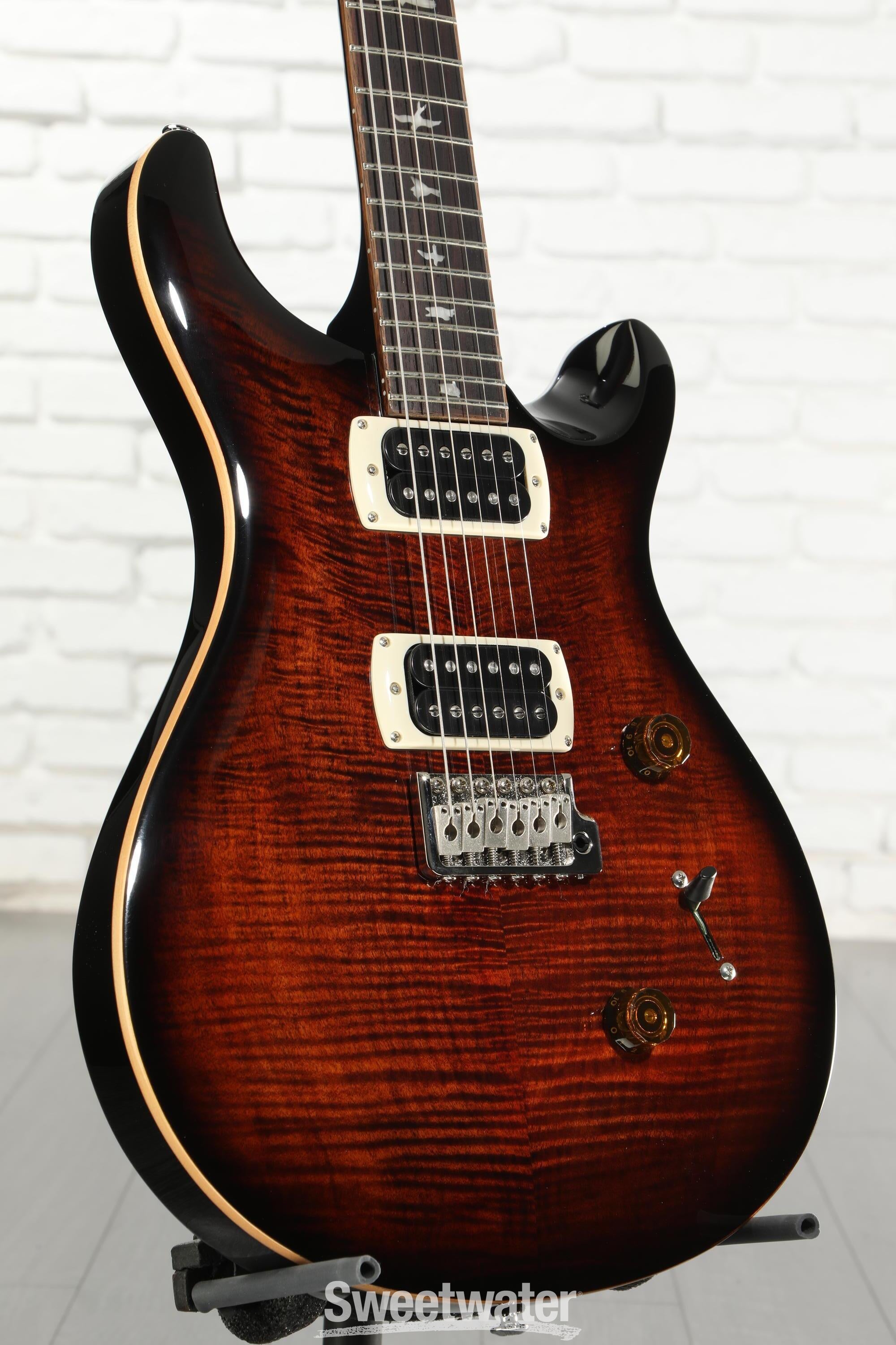 PRS SE Custom 24 Electric Guitar - Black Gold Sunburst | Sweetwater