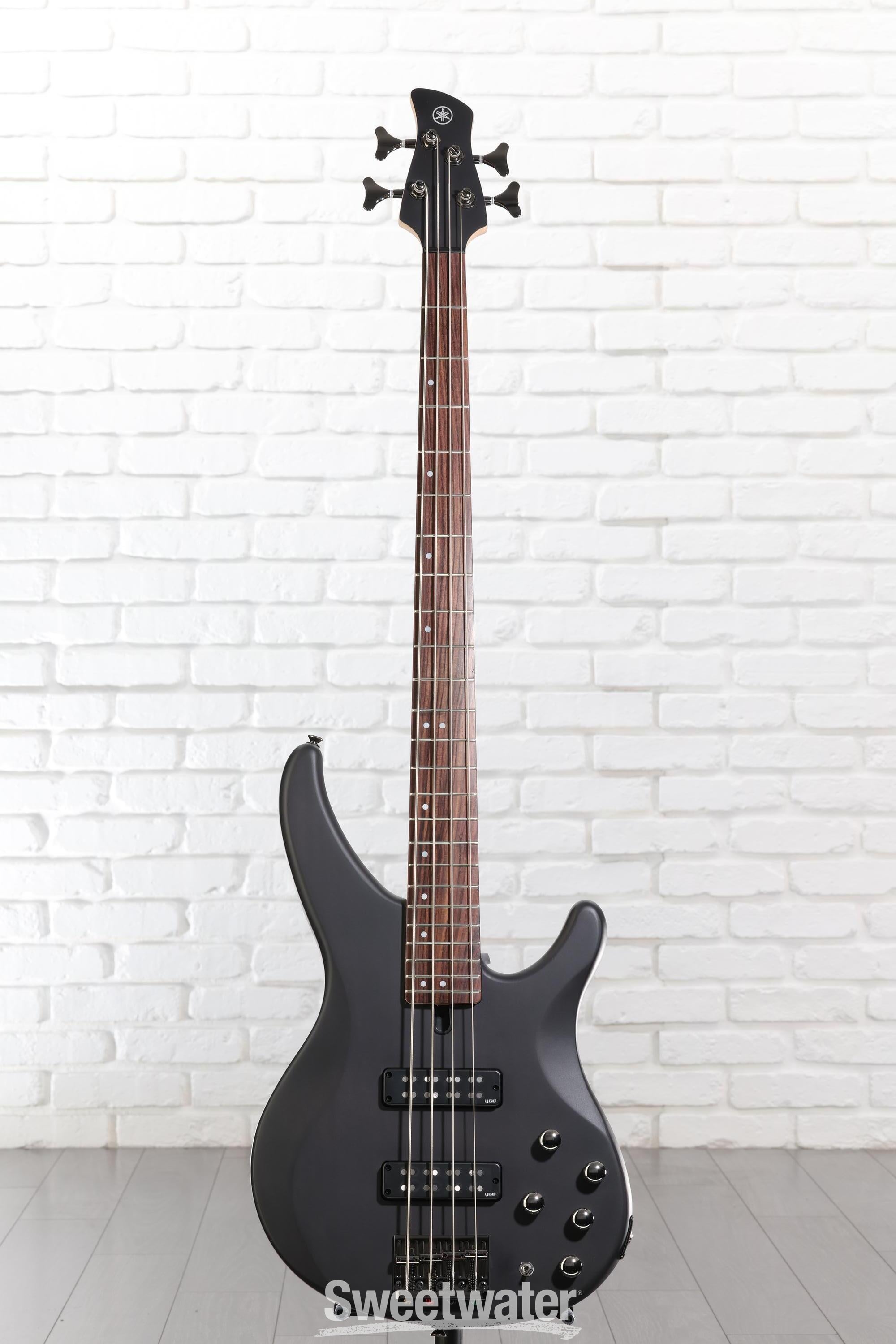 Yamaha TRBX504 4-string Bass Guitar - Translucent Black | Sweetwater