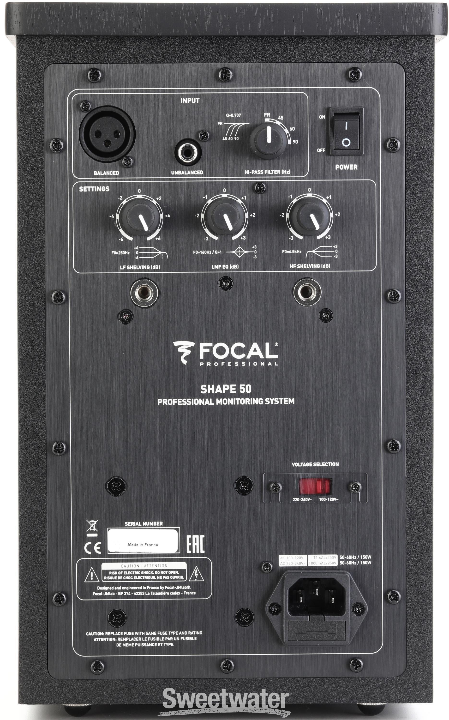 Focal Shape 50 5 inch Powered Studio Monitor | Sweetwater