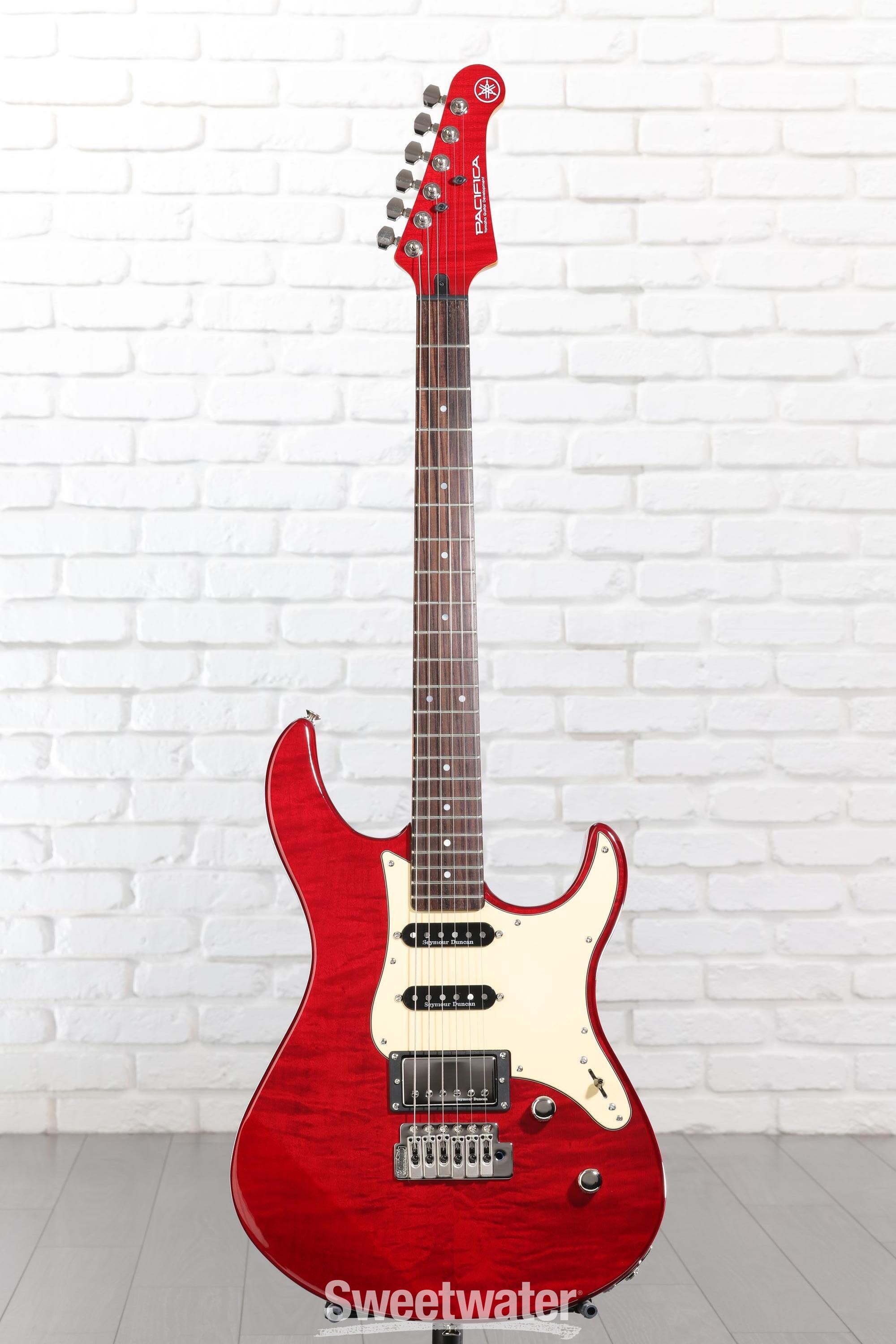 Yamaha PAC612VIIFMX Pacifica Electric Guitar - Fired Red | Sweetwater