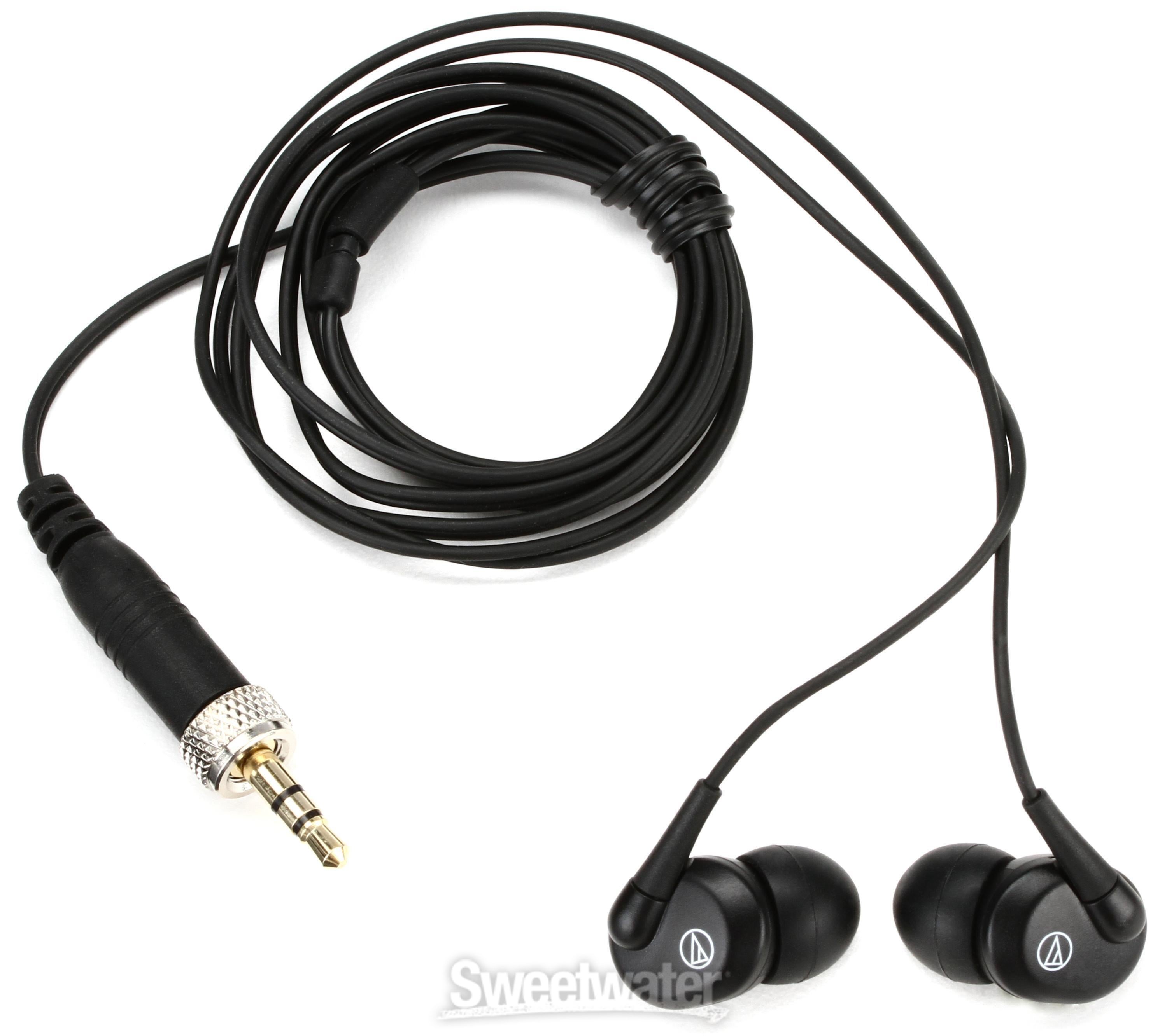 Audio Technica EP3 Dynamic Earphones Black