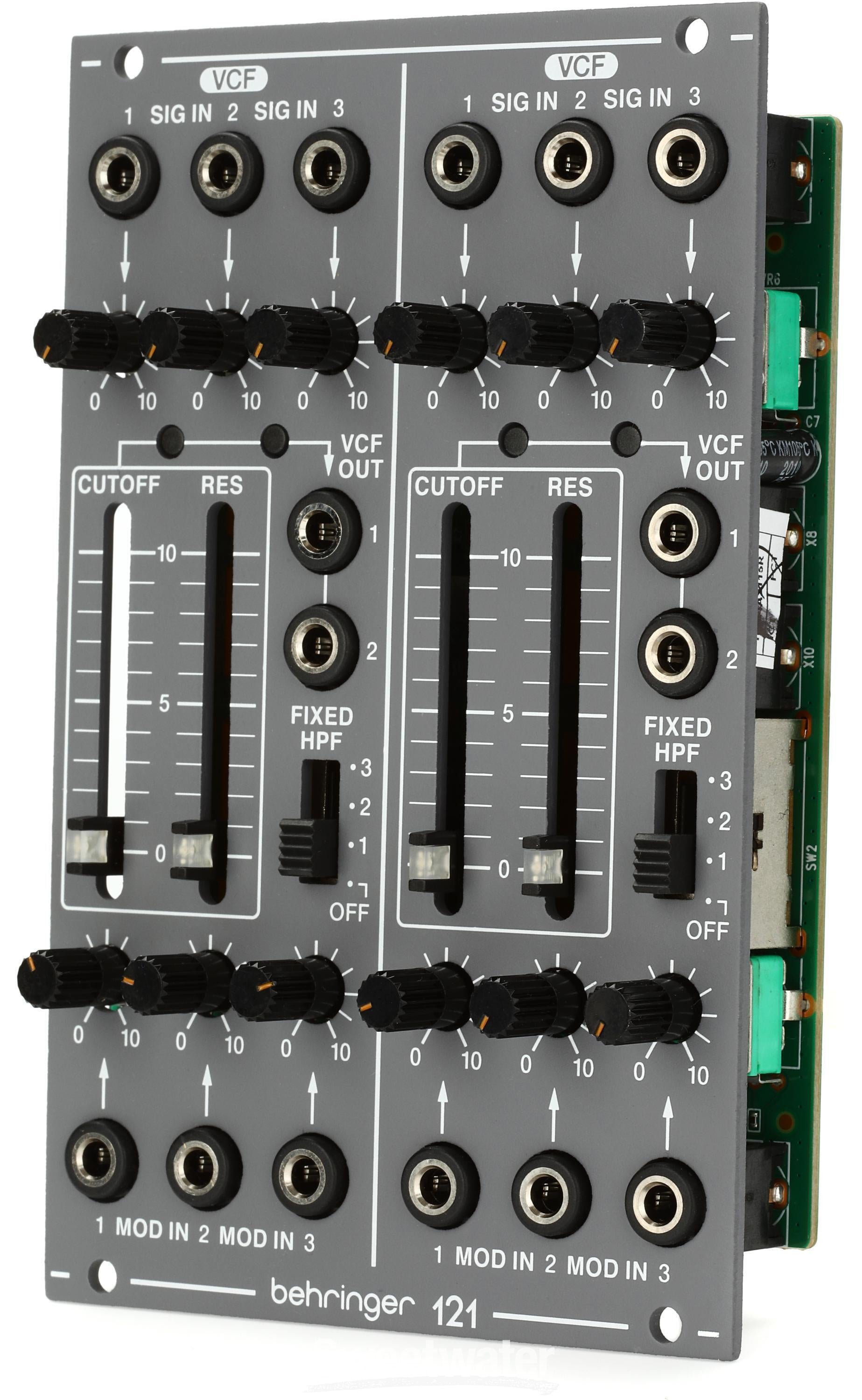 Behringer 121 Dual VCF Eurorack Module | Sweetwater