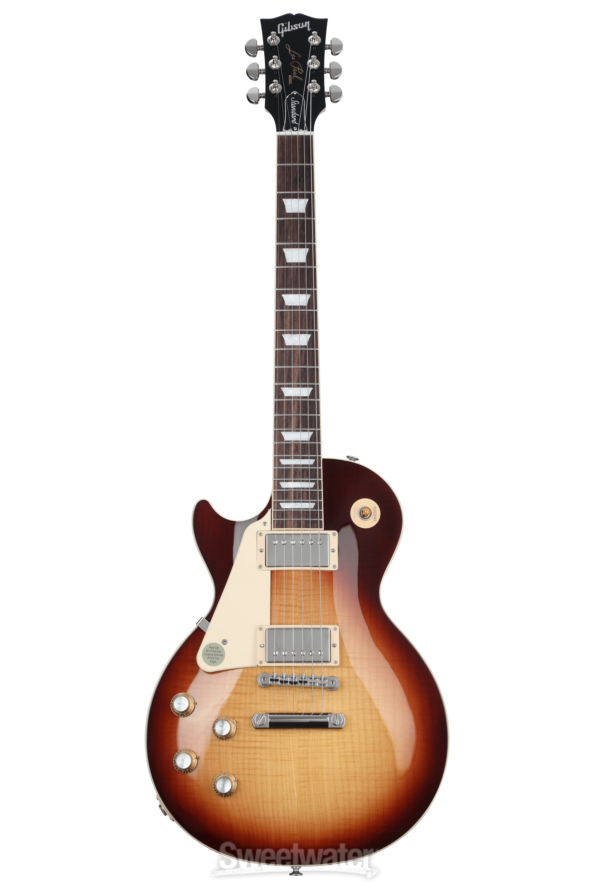 Gibson Les Paul Standard '60s Left-handed Electric Guitar - Bourbon Burst |  Sweetwater