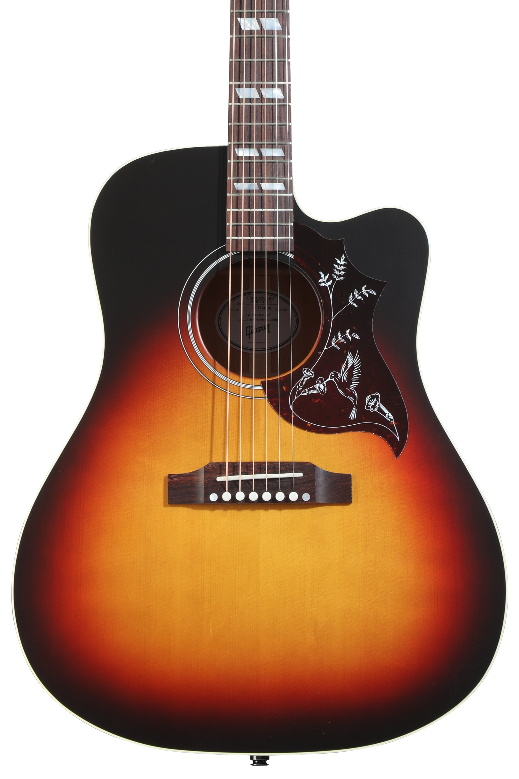Gibson Acoustic Hummingbird Studio EC Acoustic-electric Guitar - Tri-burst Satin