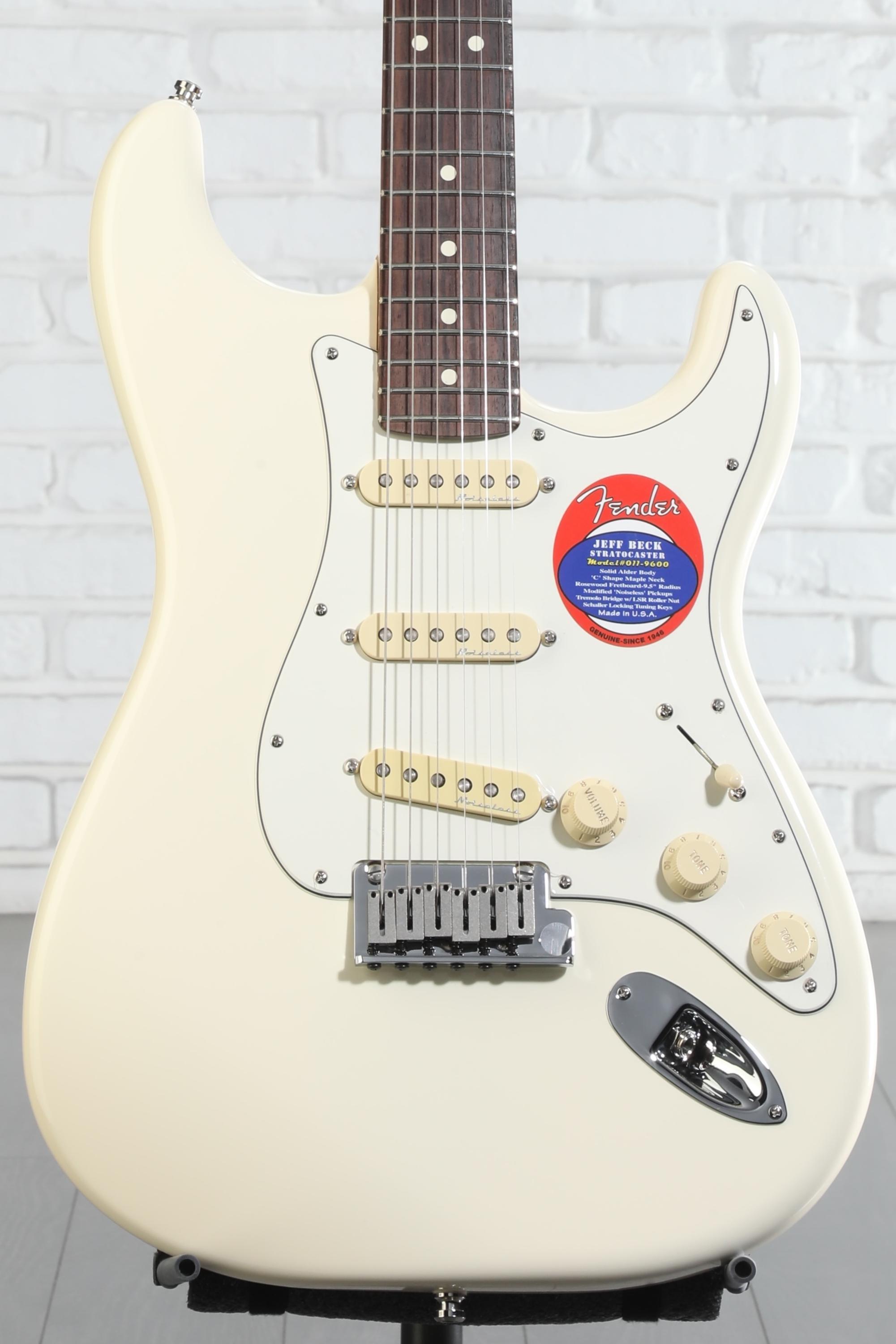 Fender Jeff Beck Stratocaster - Olympic White with Rosewood